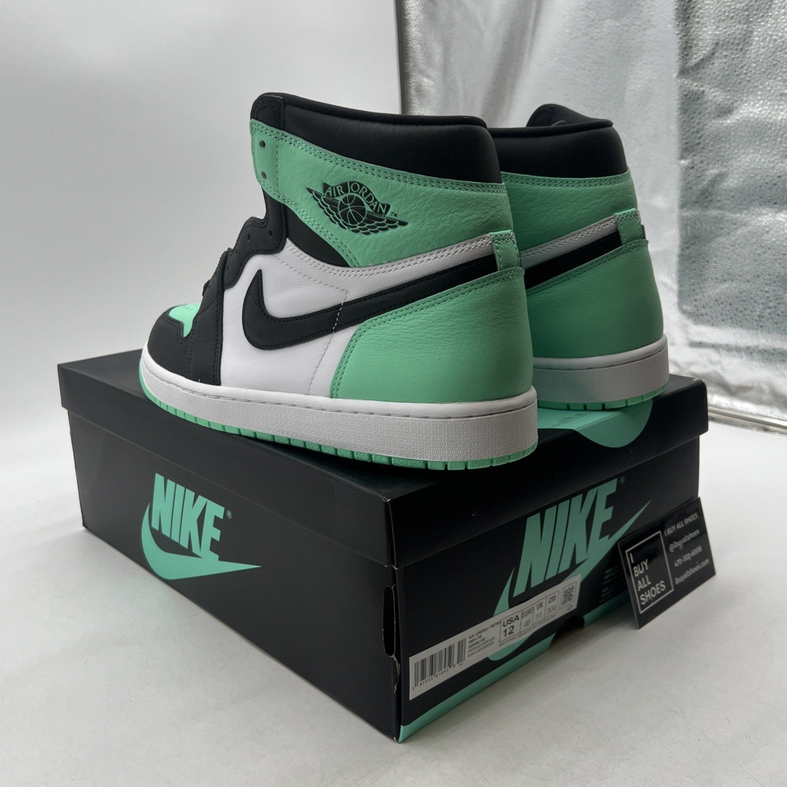 Size 12 - Air Jordan 1 Retro OG High Green Glow (DZ5485-130)