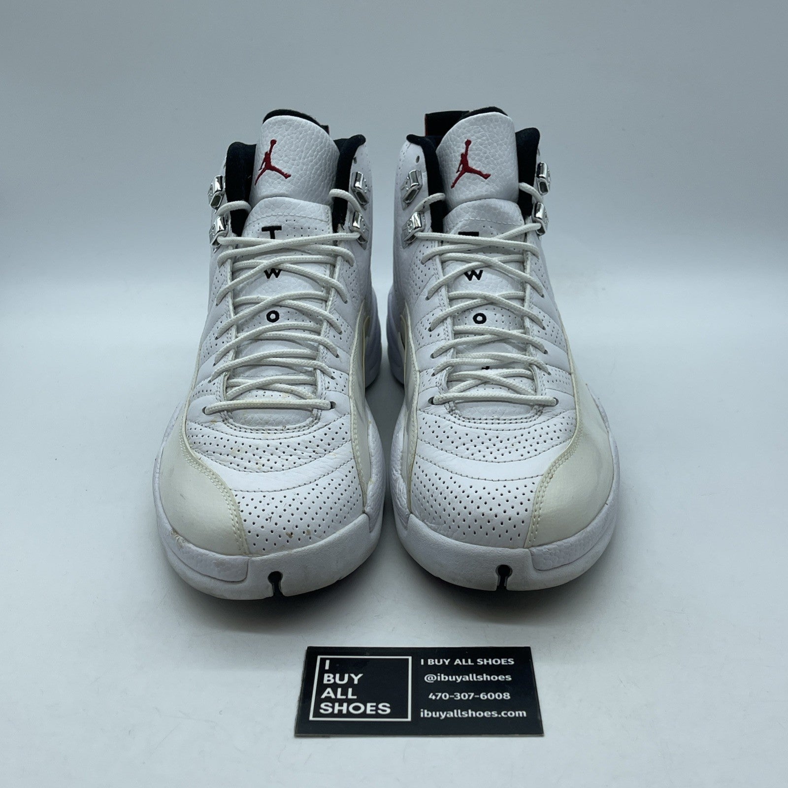 Size 9 - Air Jordan 12 Retro Rising Sun White Black Leather (130690-163)