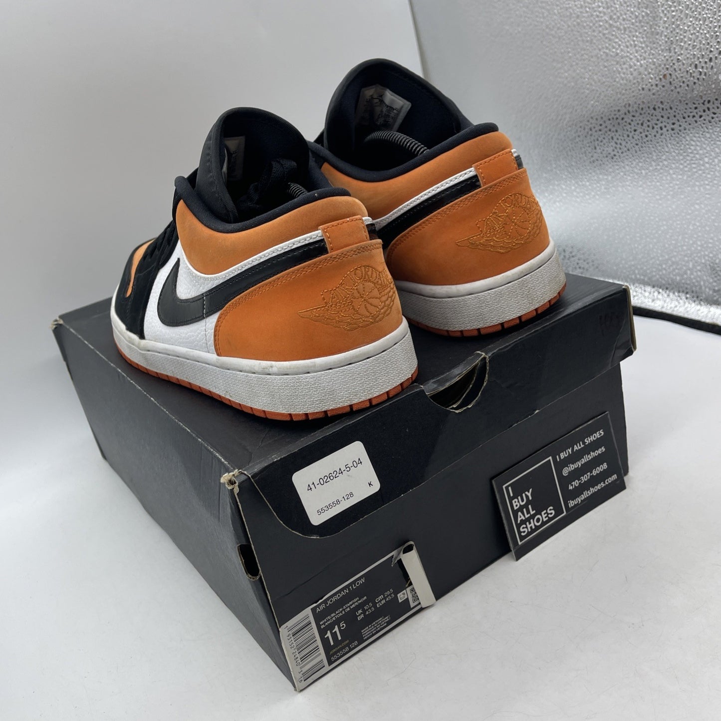 Size 11.5 - Air Jordan 1 Low Shattered Backboard (553558-128)