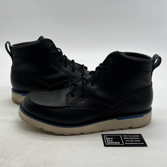 Size 12 - NIKE ACG KINGMAN Lightweight Welted Black Leather (525387-044)