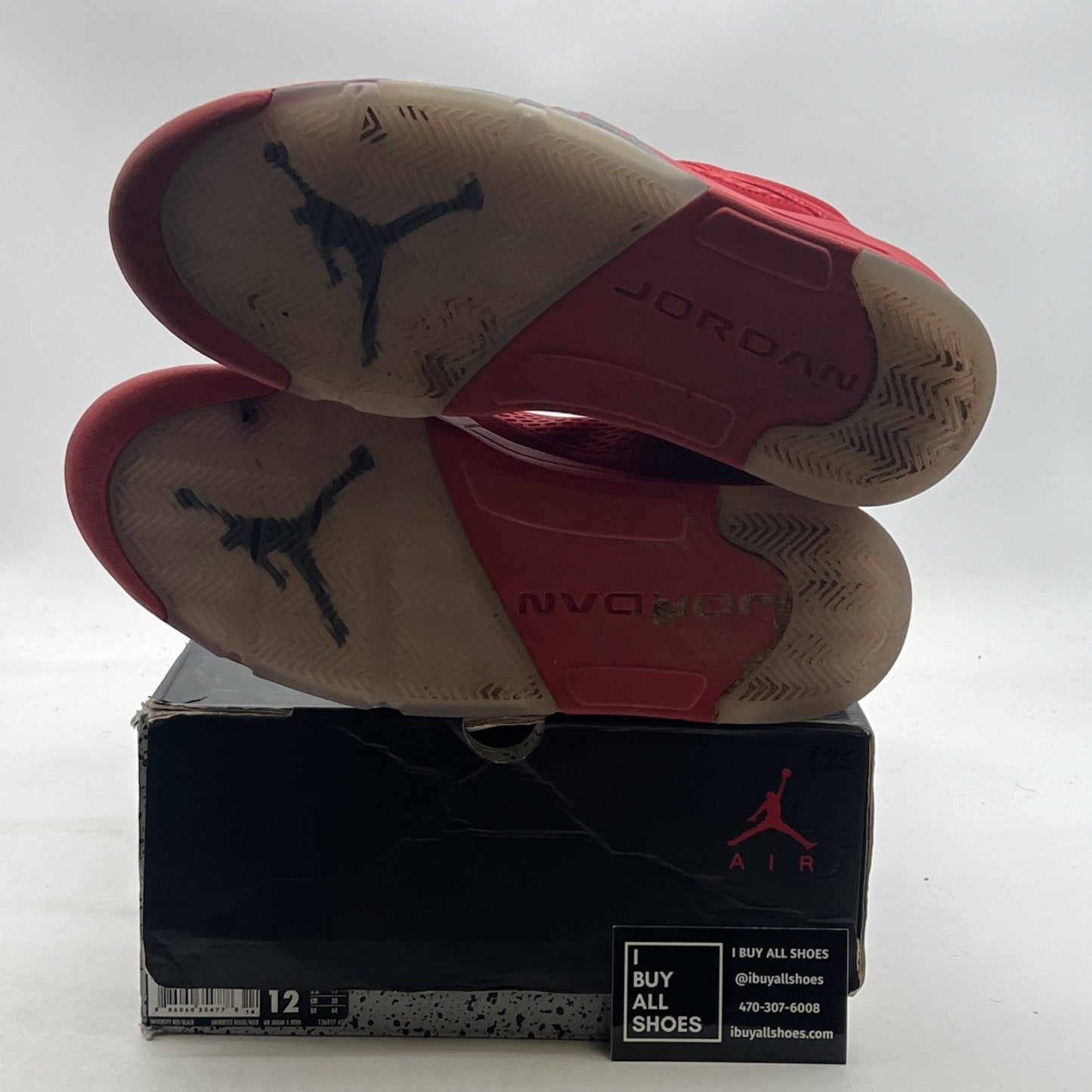 Size 12 - Air Jordan 5 Retro Red Suede (136027-602)