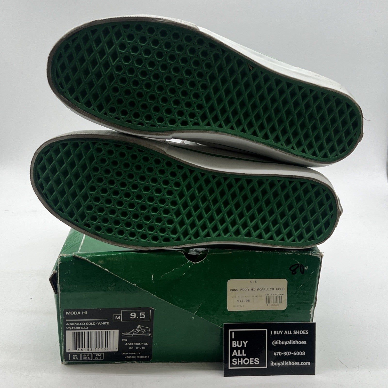 Size 9.5 - Vans Moda Hi Acapulco Gold (VN-OJXFOZ3)