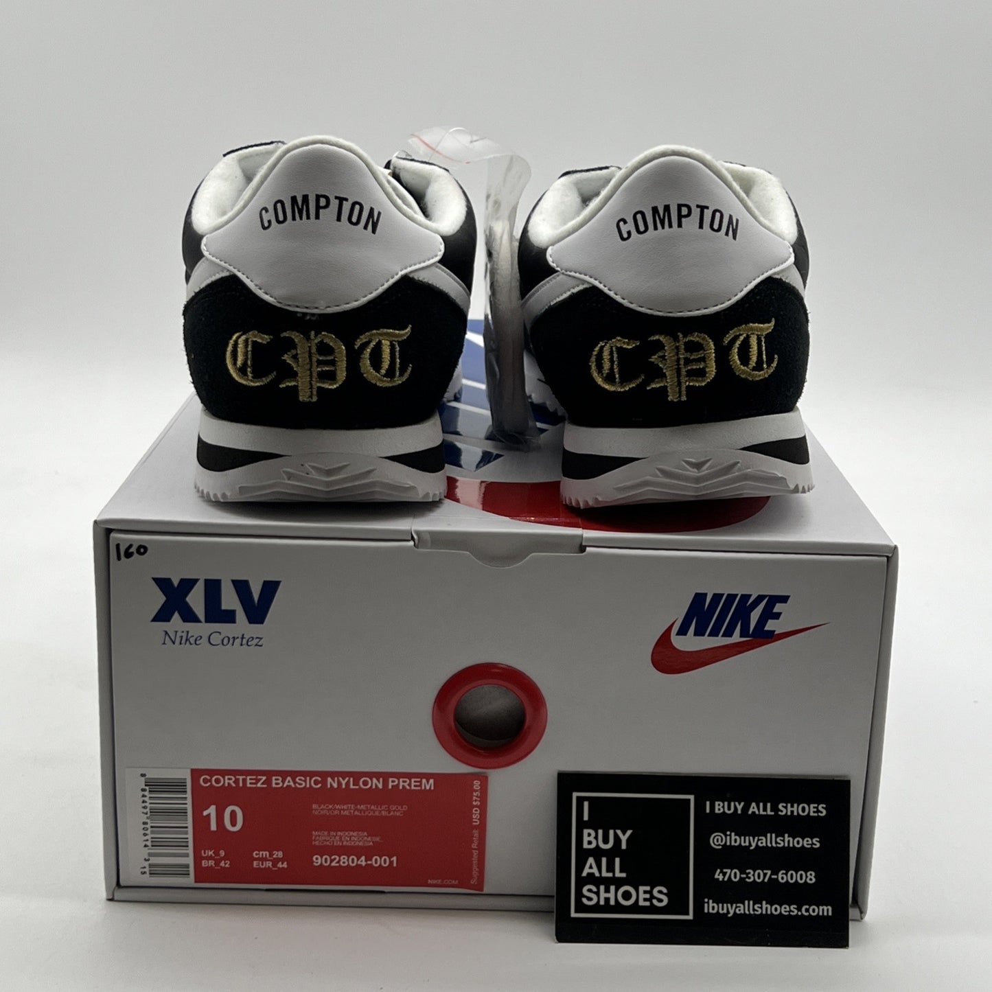 Size 10 - Nike Cortez Basic Nylon Compton (902805-001)