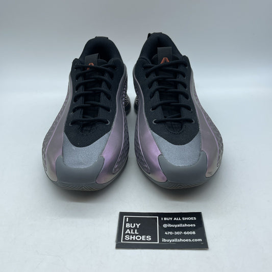 Size 9.5 - adidas AE 1 Low Iron Sharpens Iron Black Purple Suede (JQ8898)