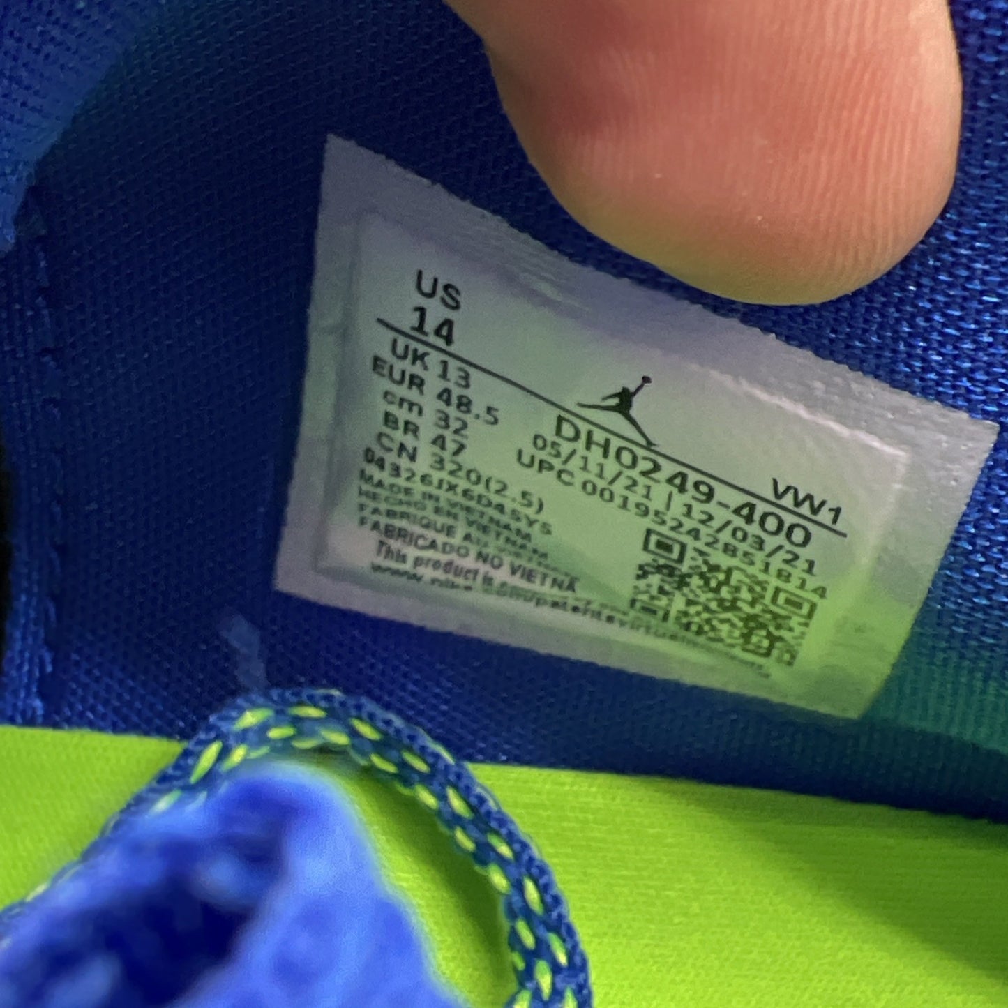 Size 14 - Jordan Zoom Separate Mavs (DH0249-400)