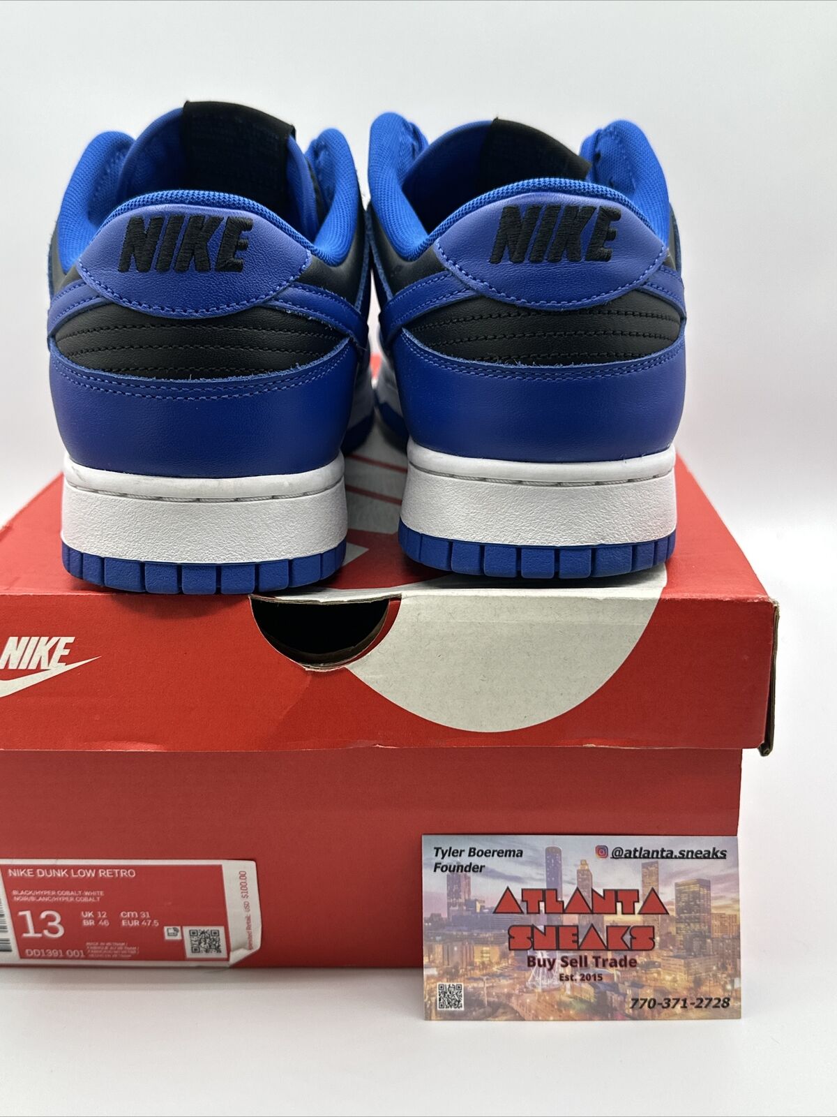 Size 13 - Nike Dunk Low Hyper Cobalt 2021