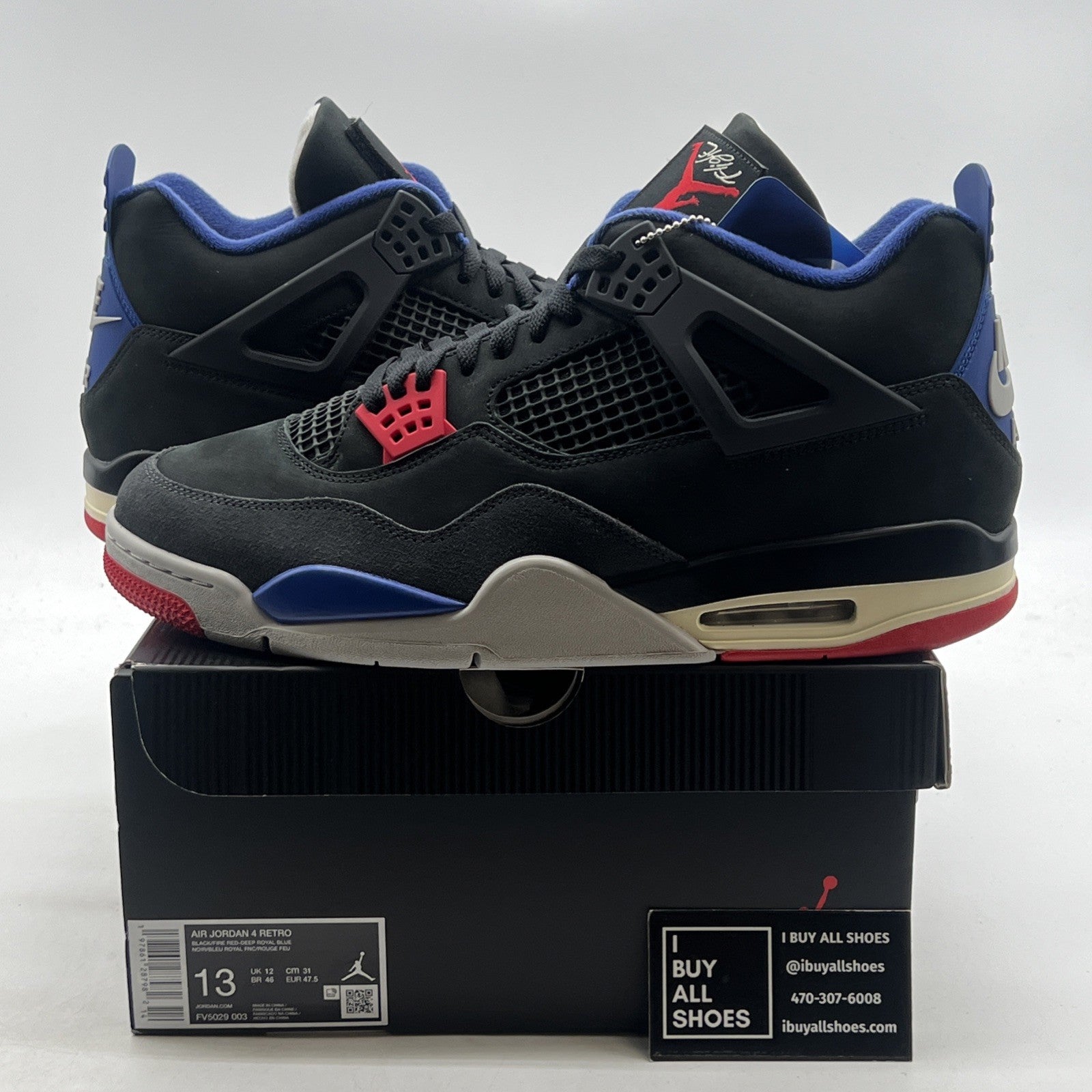 Size 13 - Air Jordan 4 Retro Rare Air - White Lettering (FV5029-003)