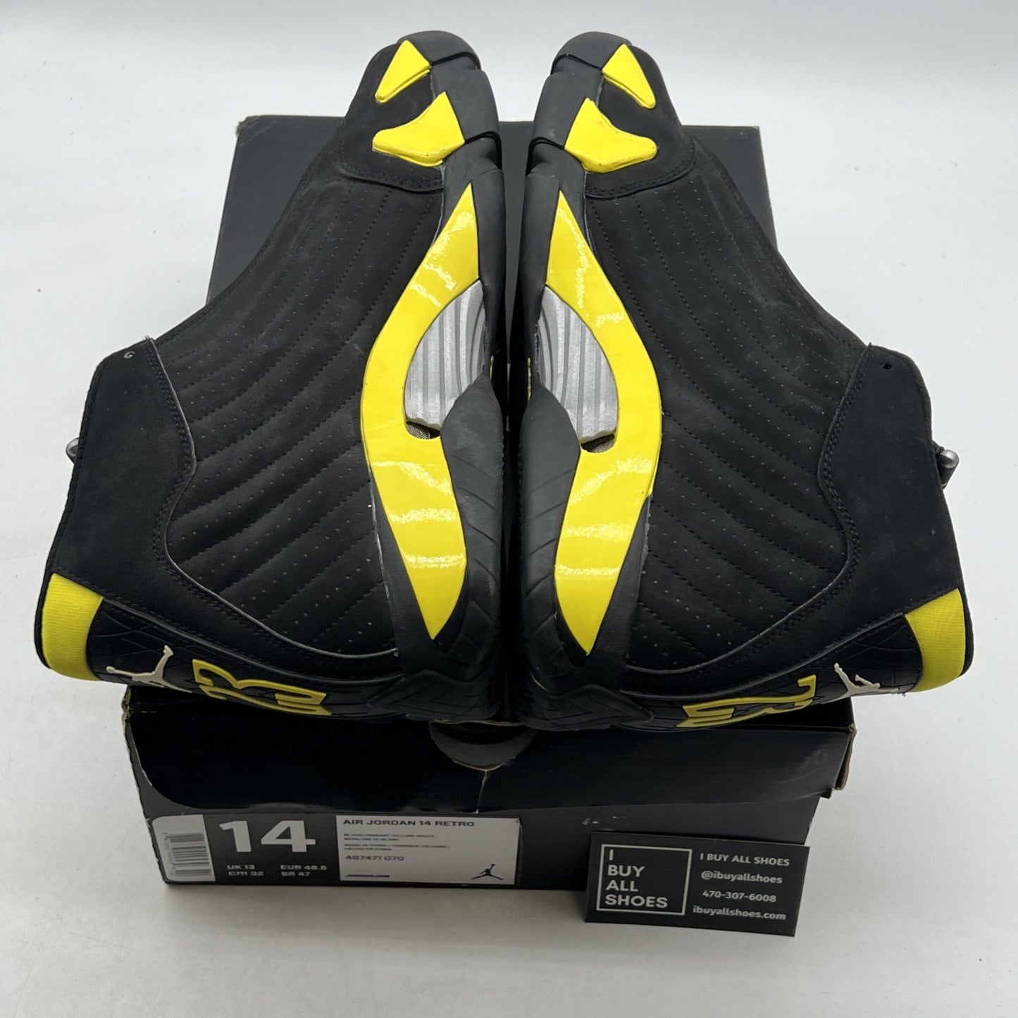 Size 14 - Air Jordan 14 Retro Thunder (487471-070)