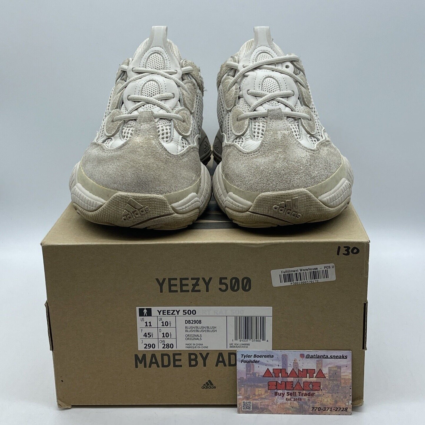 Size 11 - adidas Yeezy 500 Blush Brown Suede Leather (DB2908)