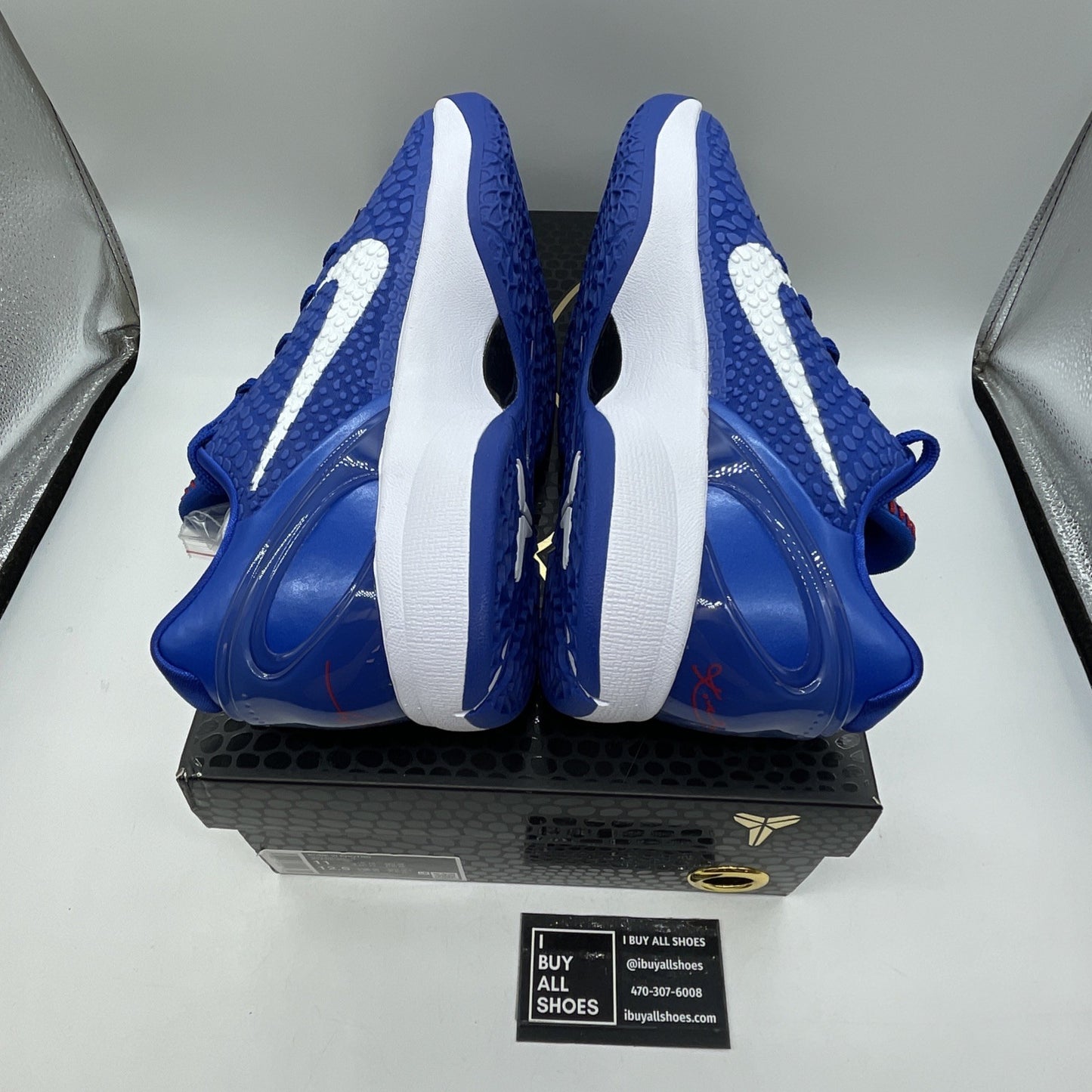 Size 11 - Nike Kobe 6 Protro Dodger White Blue Leather (CW2190-400).