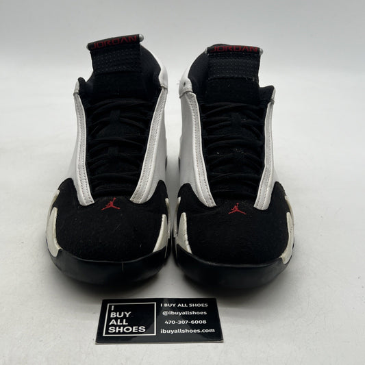 Size 10.5 - Air Jordan 14 Retro 2014 Black Toe (487471-102)