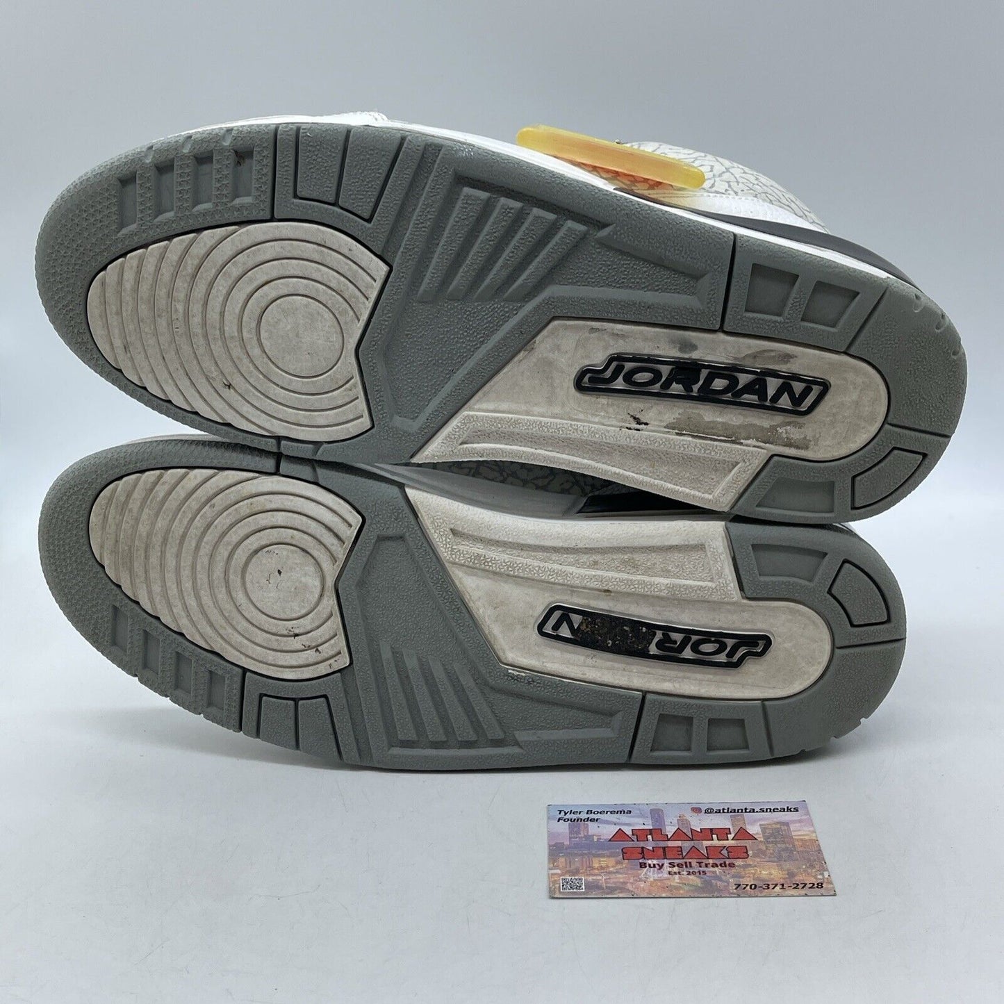 Size 12 - Air Jordan 3 Retro Flip Grey Suede White Leather (315767-101)