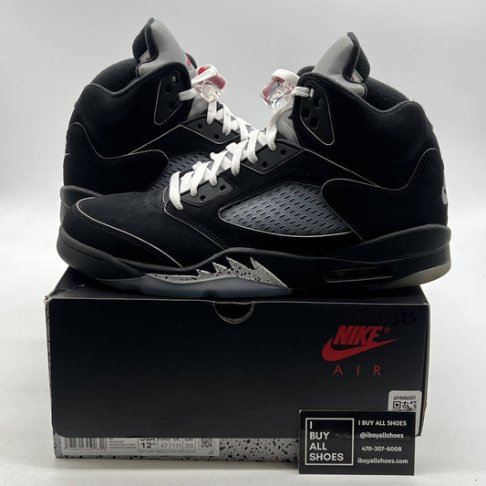Size 12.5 - Air Jordan 5 Retro OG Black Metallic Reimagined (HF3975-001)