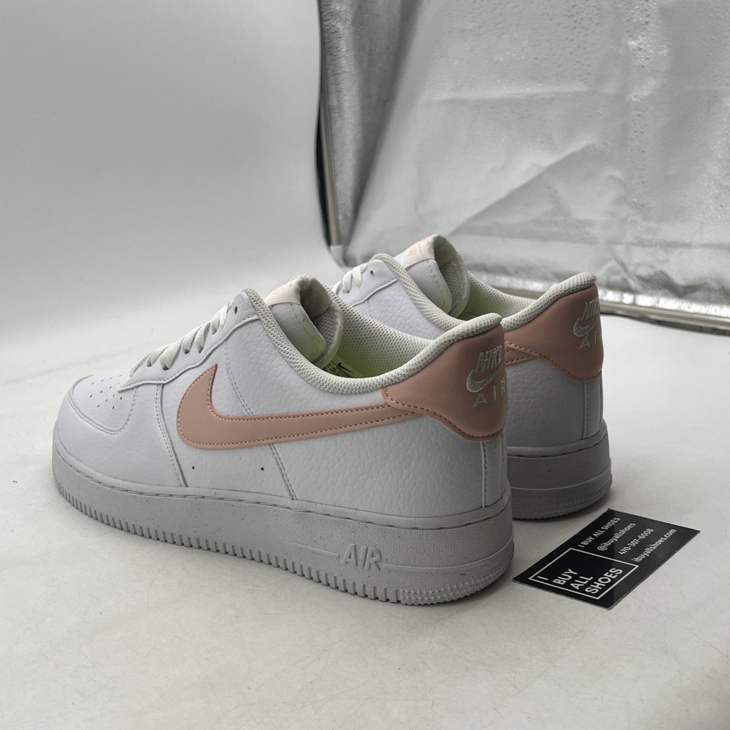 Size 15.5 - Nike Air Force 1 '07 Next Nature Fossil Rose W (DN1430-106)