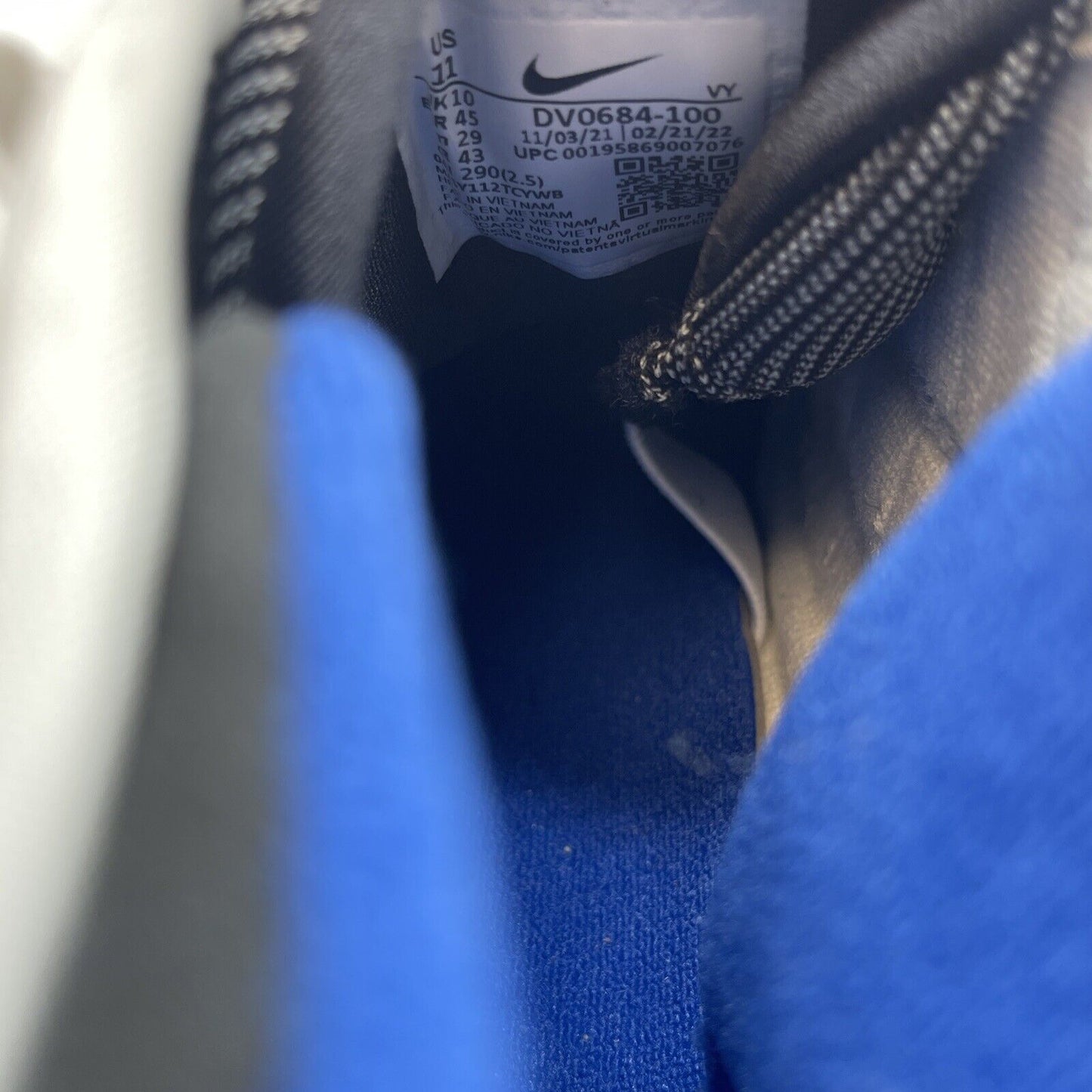 Size 11 - Nike Air Max Penny 1 Home Blue Black White Suede Leather (DV0684-100)
