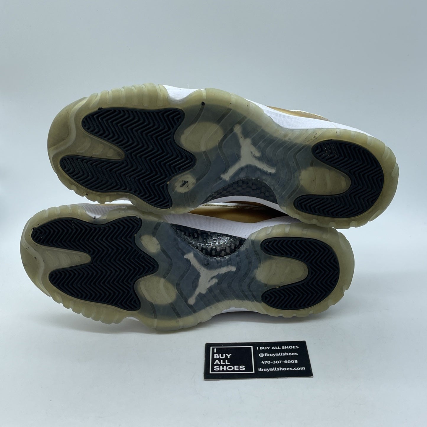 Size 11 - Air Jordan 11 Retro Low Closing Ceremony Gold White (528895-103)