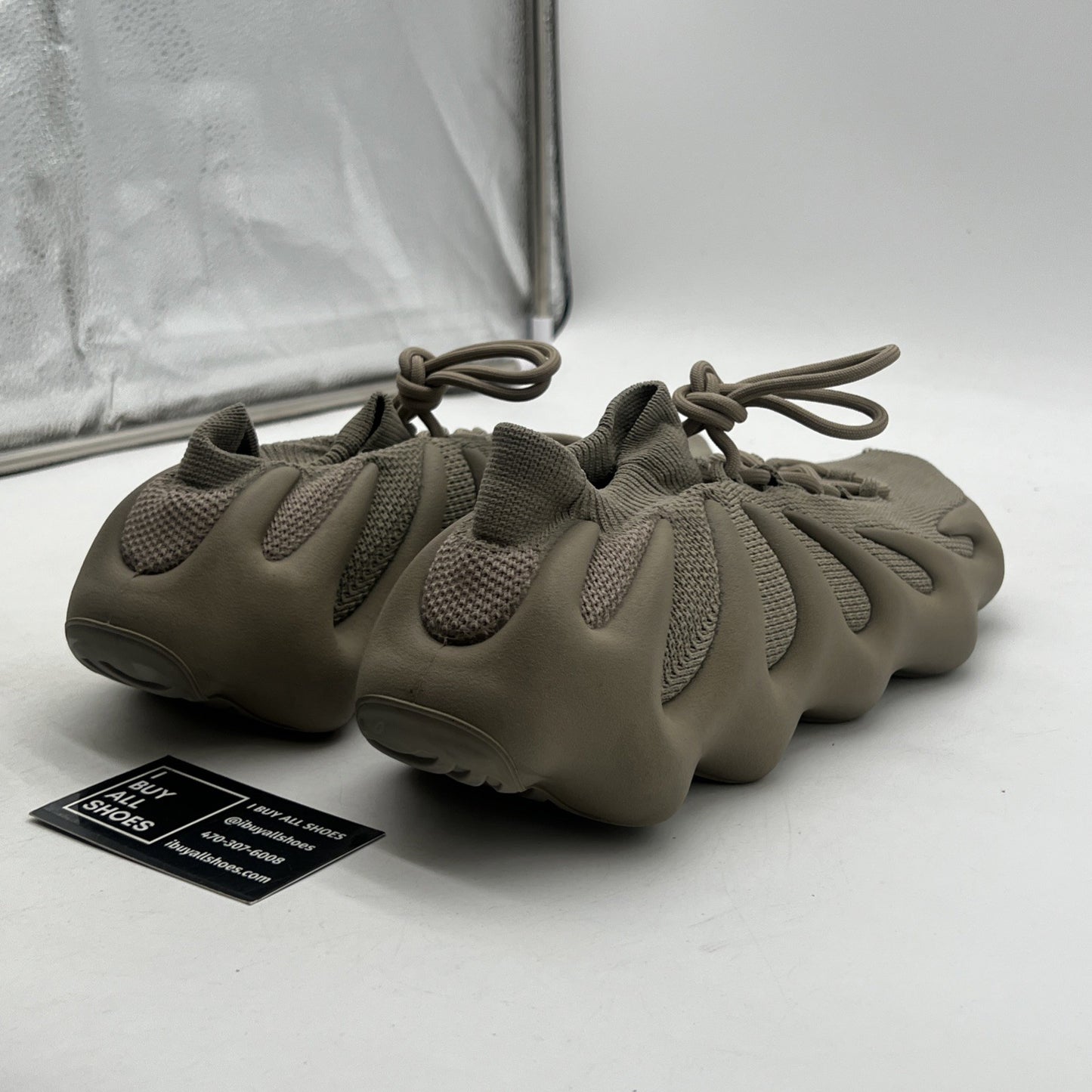 Size 12.5 - Adidas Yeezy 450 Stone Flax Brown Suede Rubber (ID1623)