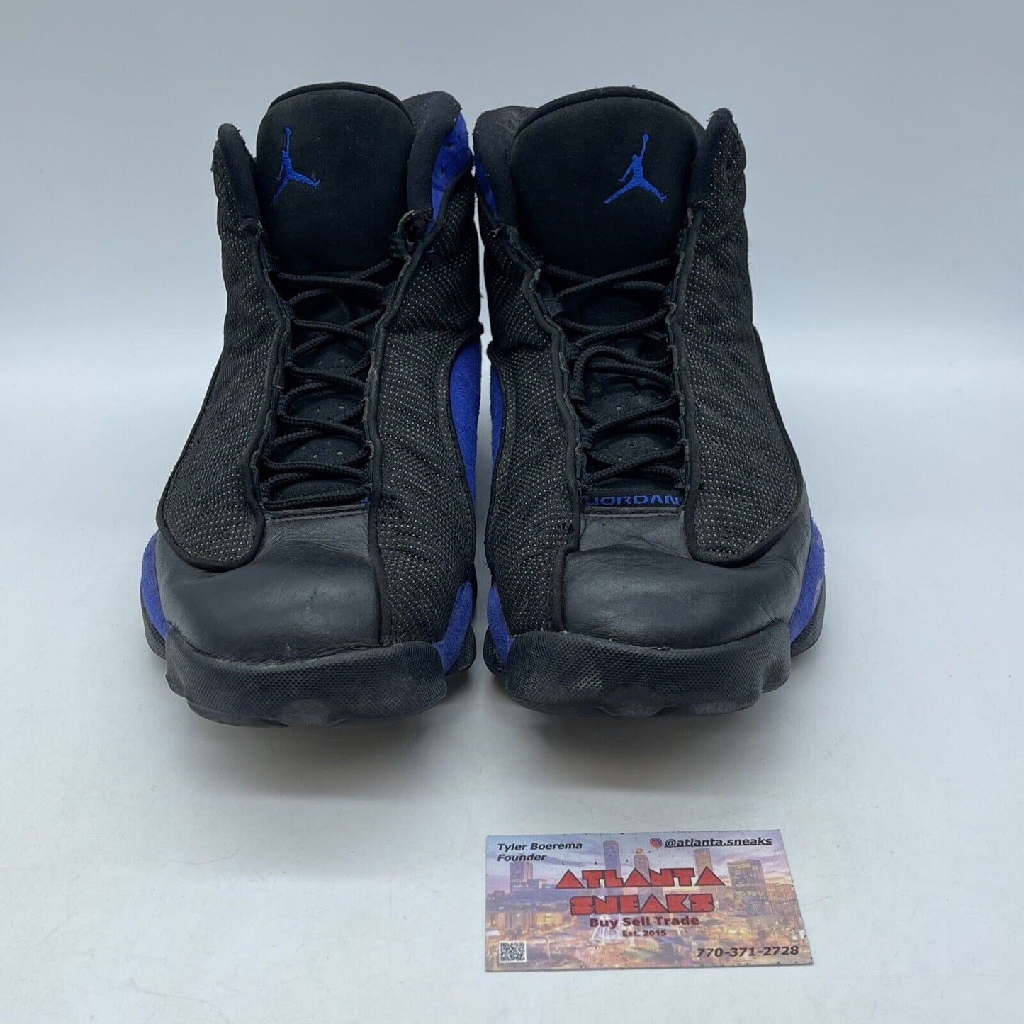 Size 12 - Jordan 13 Retro Hyper Royal Blue Black Suede Leather (414571-040)