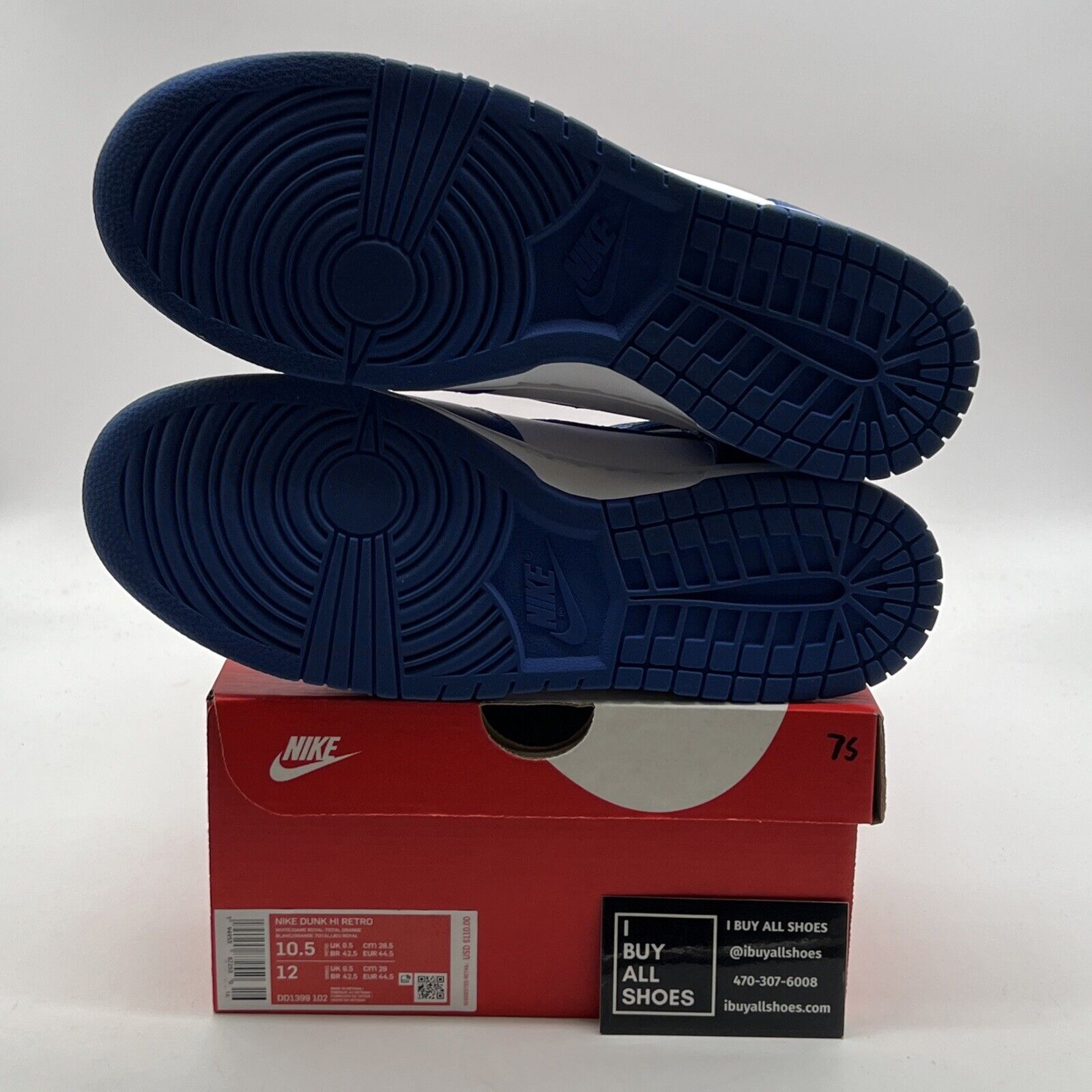 Size 10.5 - Nike Dunk 2021 High Kentucky (DD1399-102)