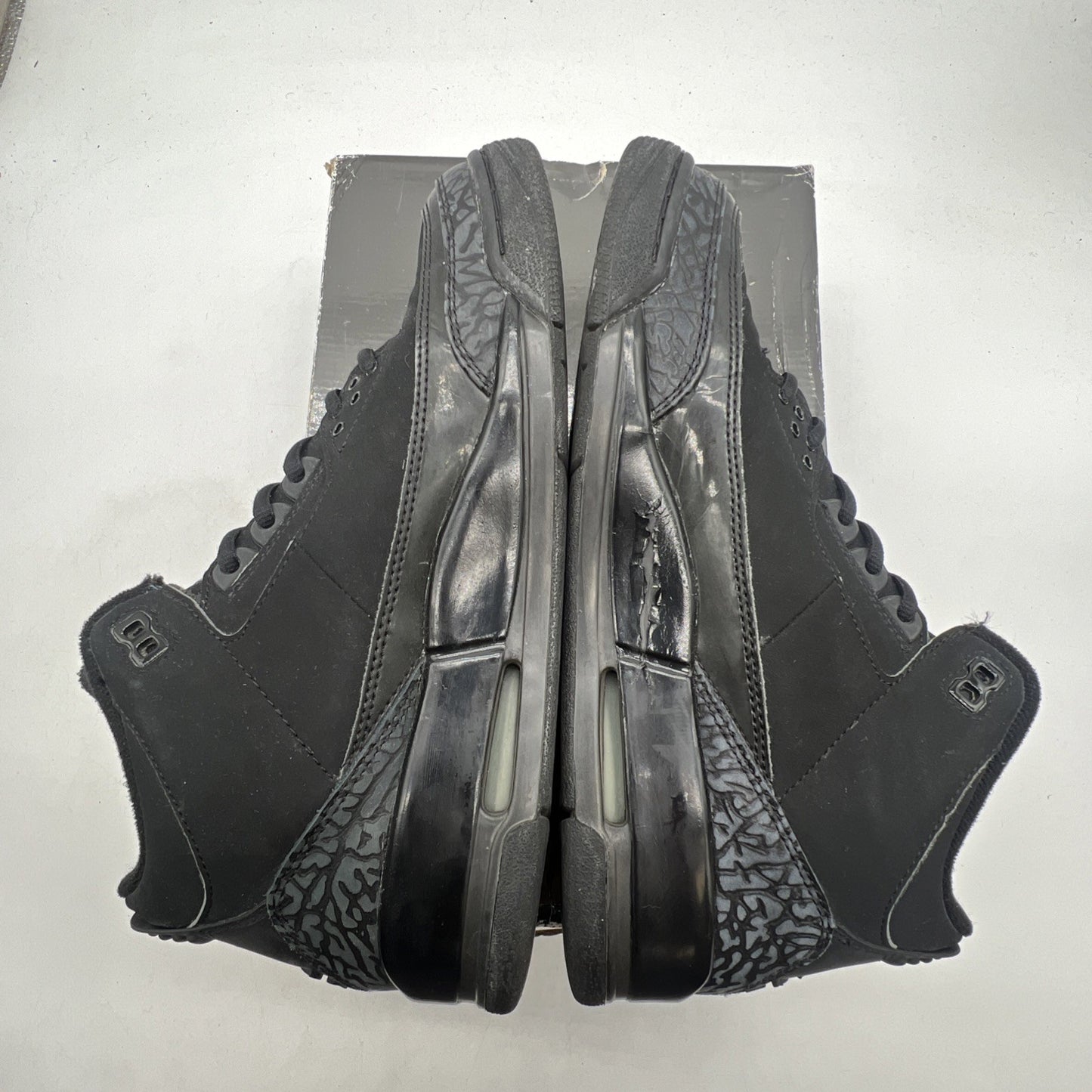 Size 9.5 - Air Jordan 3 Retro Black Cat (136064-002)
