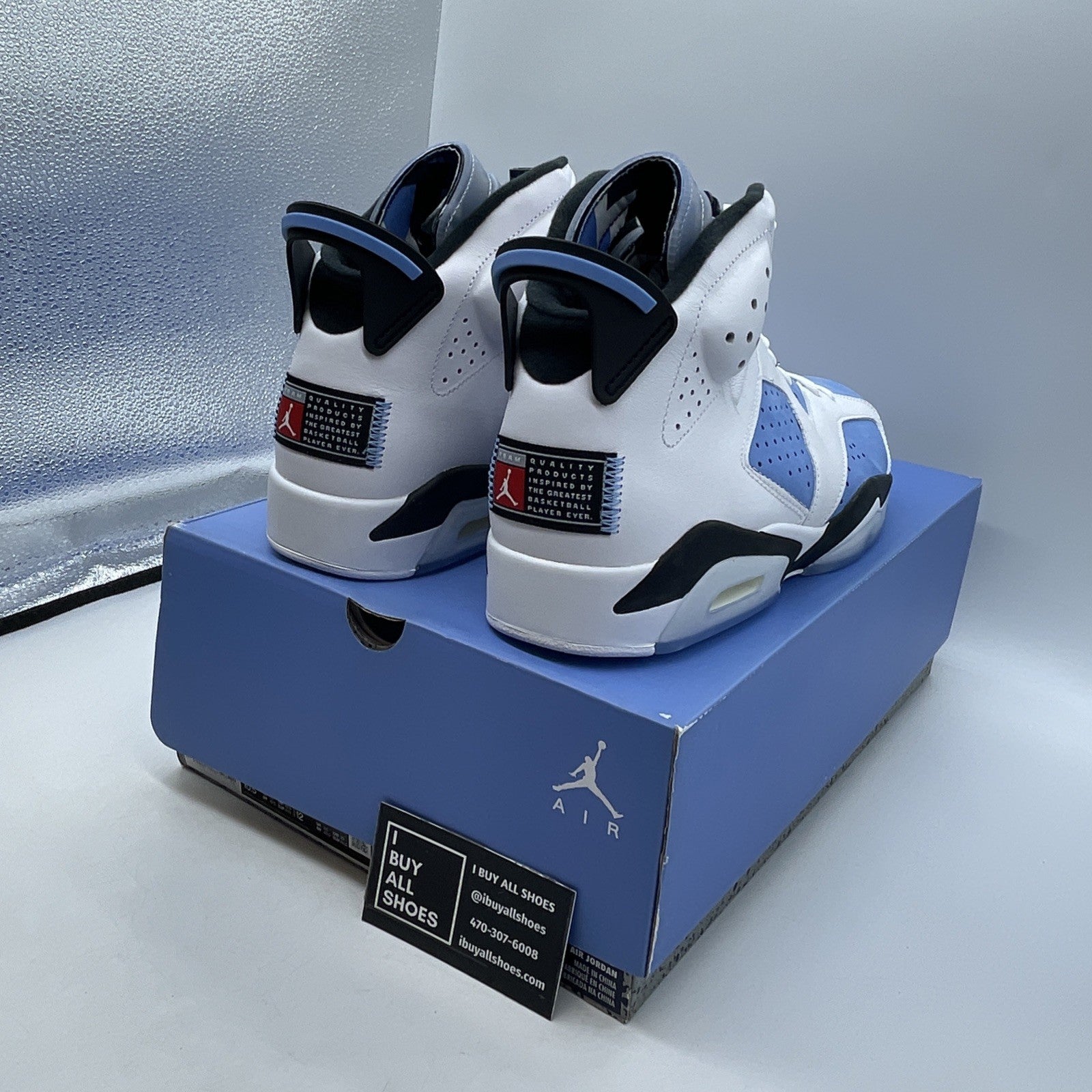 Size 10.5 - Air Jordan 6 Retro Mid UNC Home (CT8529-410)