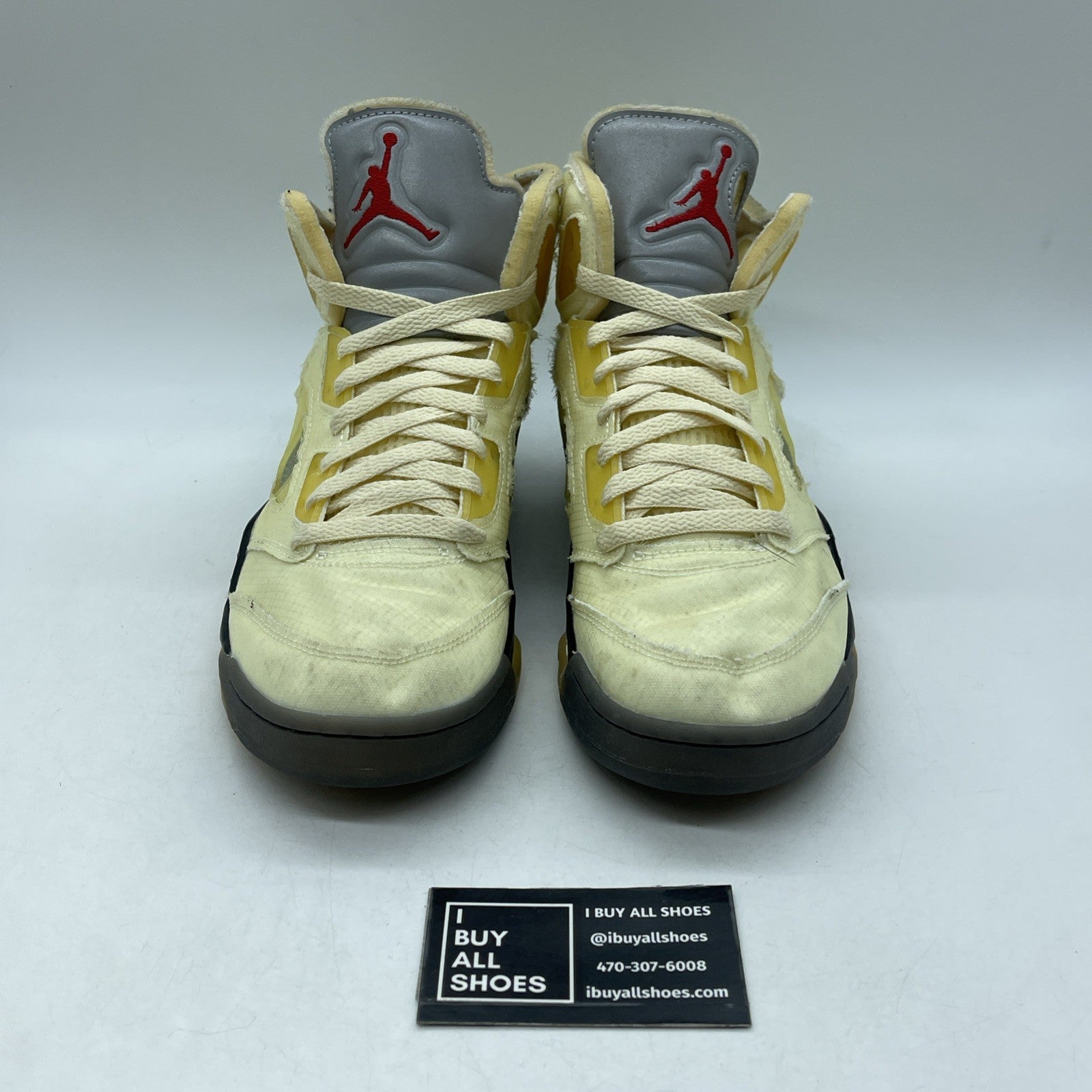 Size 9 - Air Jordan 5 SP x Off-White Mid Sail (DH8565-100)