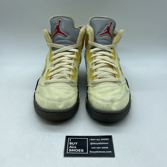 Size 9 - Air Jordan 5 SP x Off-White Mid Sail (DH8565-100)