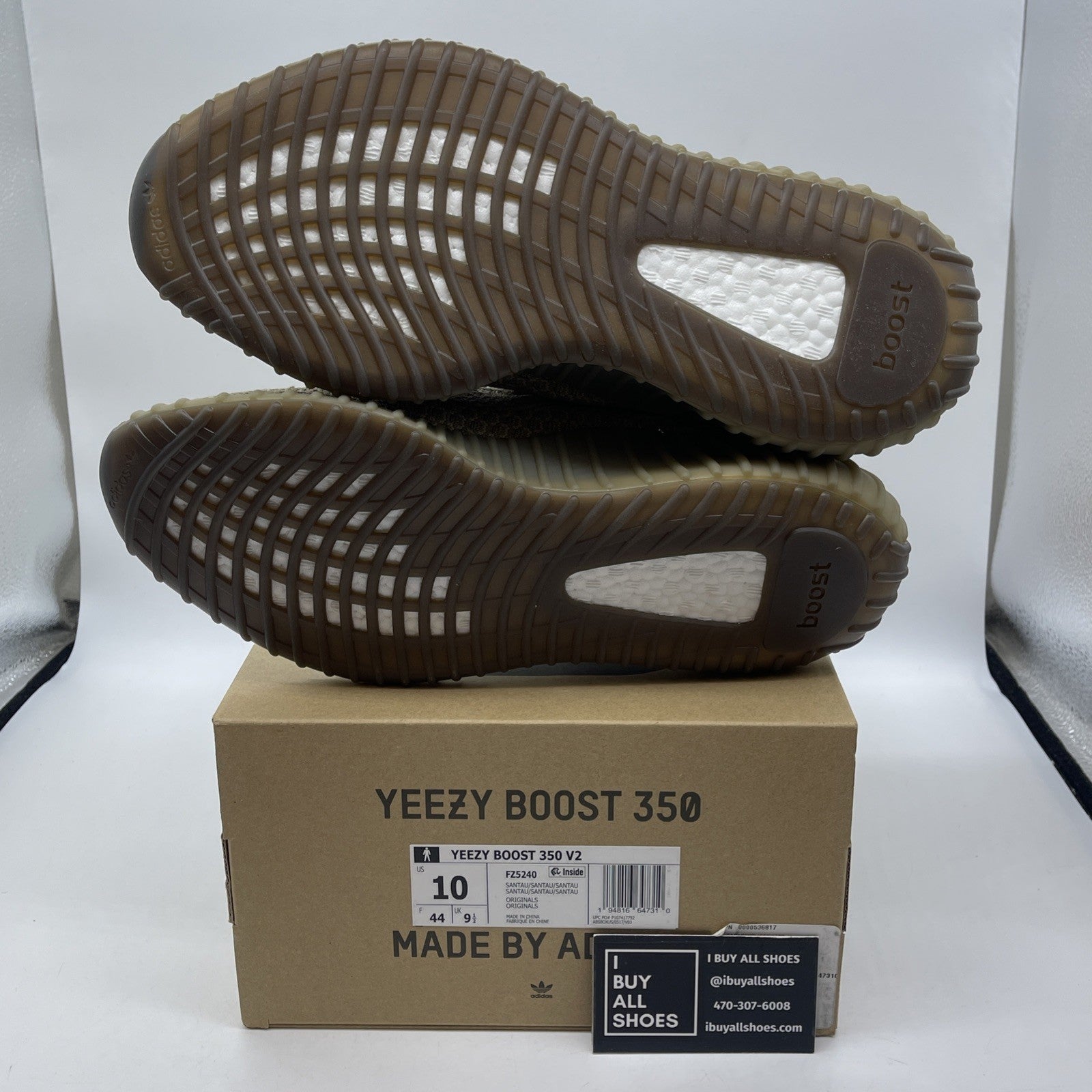 Size 10 - Yeezy Boost 350 V2 Sand Taupe Brown Suede (FZ5240)