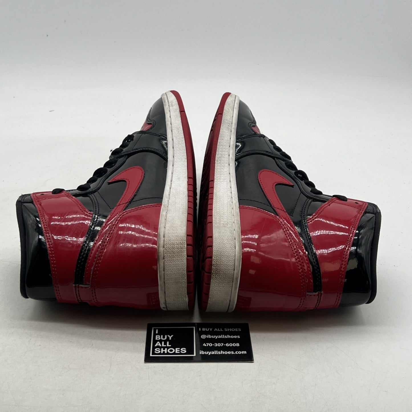 Size 11 - Air Jordan 1 Retro OG High Patent Bred (555088-063)