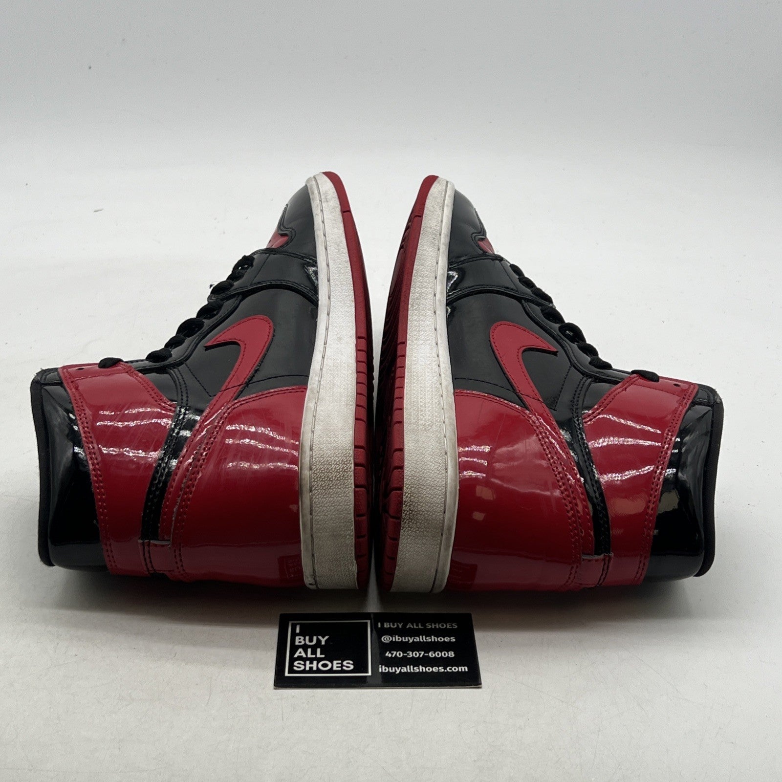 Size 11 - Air Jordan 1 Retro OG High Patent Bred (555088-063)