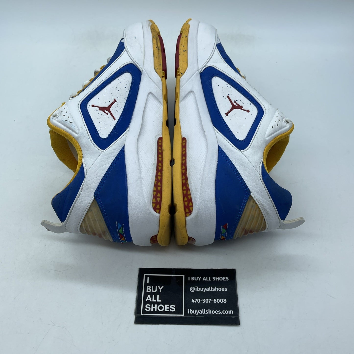 Size 6.5Y - Nike Air Jordan Truno Ko Golden State Yellow Blue (316580-102)