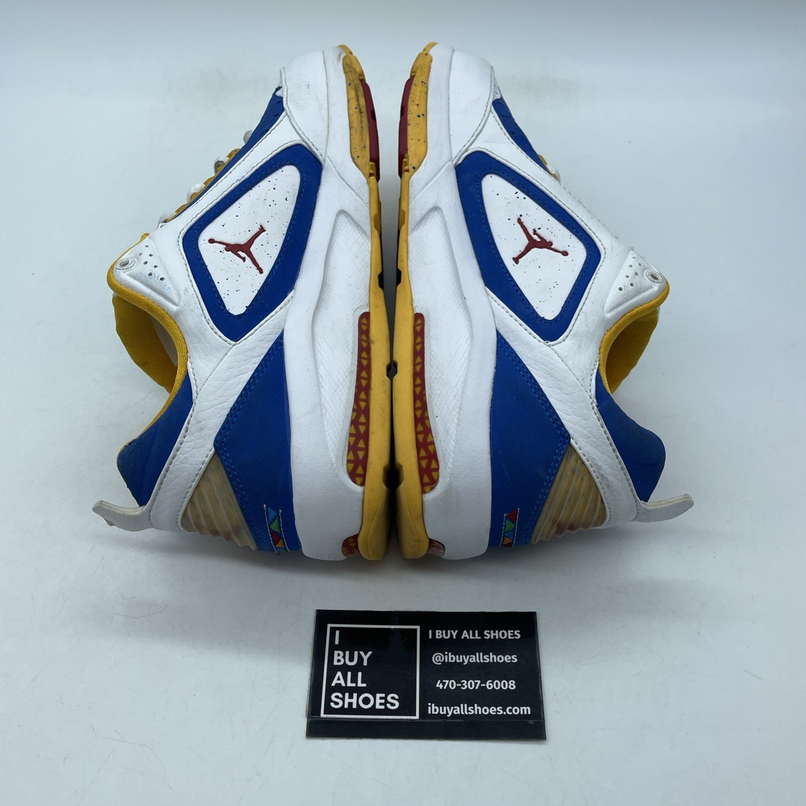Size 6.5Y - Nike Air Jordan Truno Ko Golden State Yellow Blue (316580-102)
