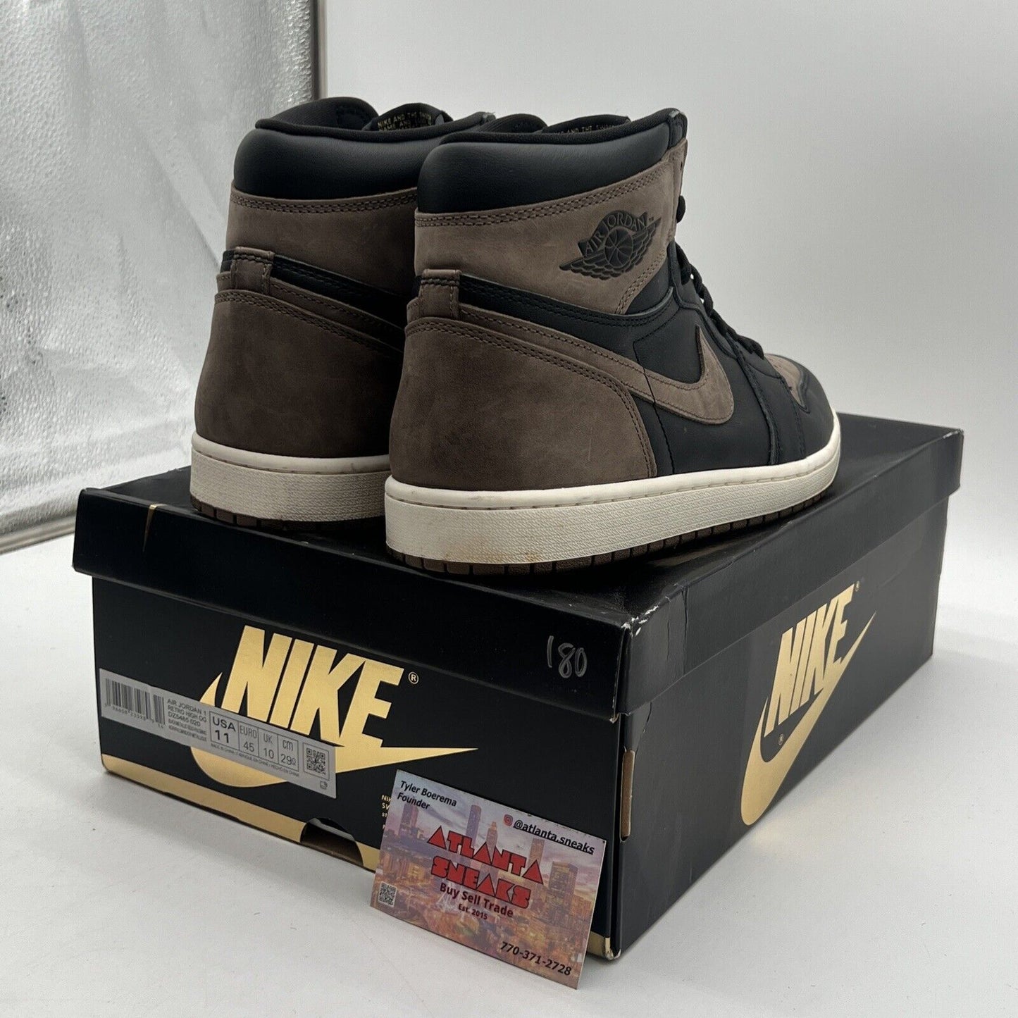 Size 11 - Jordan 1 Retro OG High Palomino Black Brown White Leather (DZ5485-020)