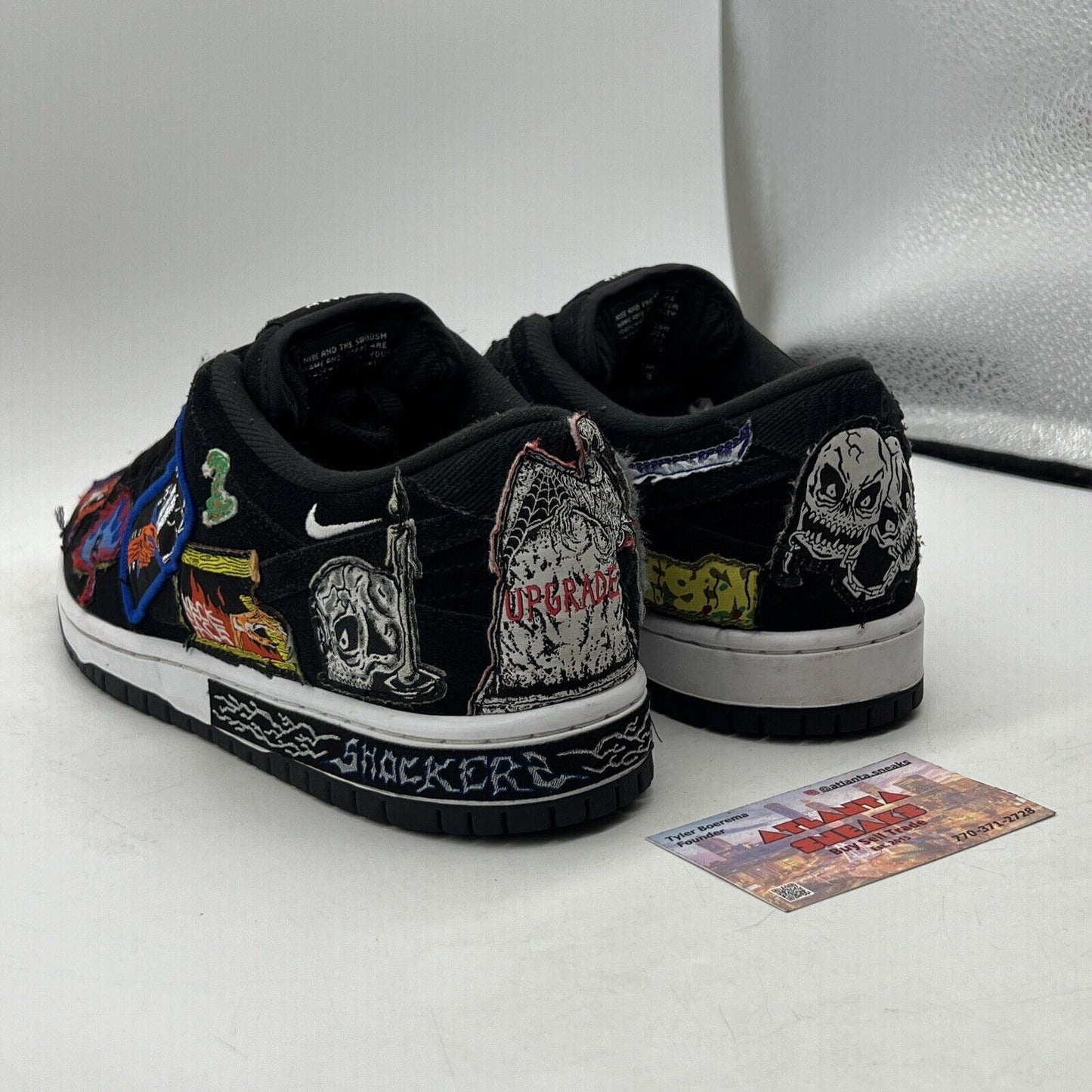 Size 9 - Nike SB Dunk Low Pro QS Black/Multicolor/White 2022 (DQ4488-001)