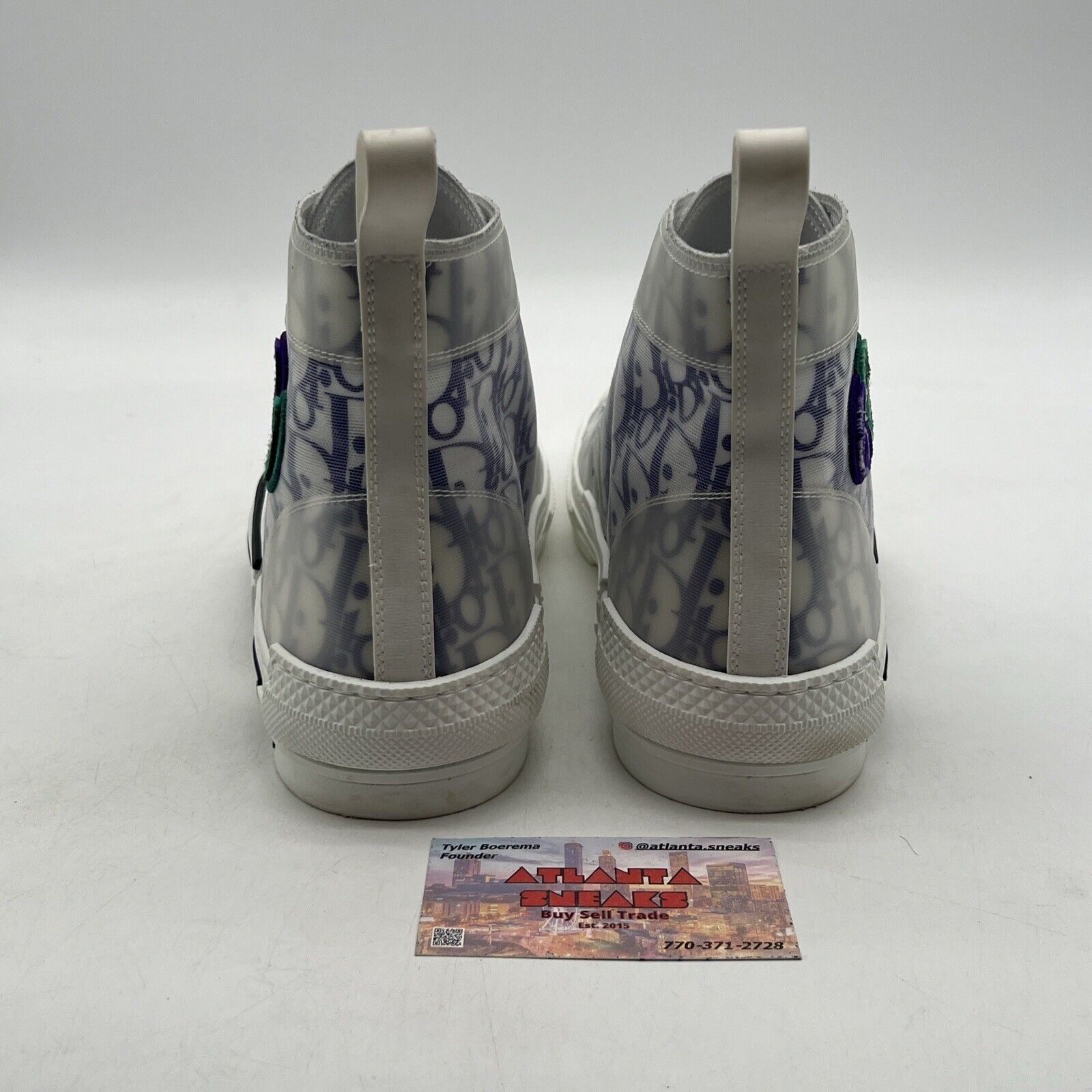 Size 10 - Dior B23 High X Kenny Scharf Purple White Green (3SH118ZKY-H065)