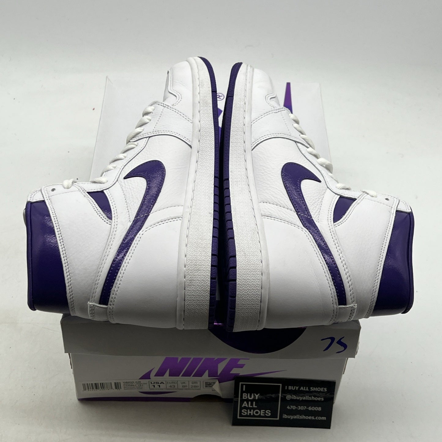Size 11 - Air Jordan 1 OG High Court Purple W (CD0461-151)