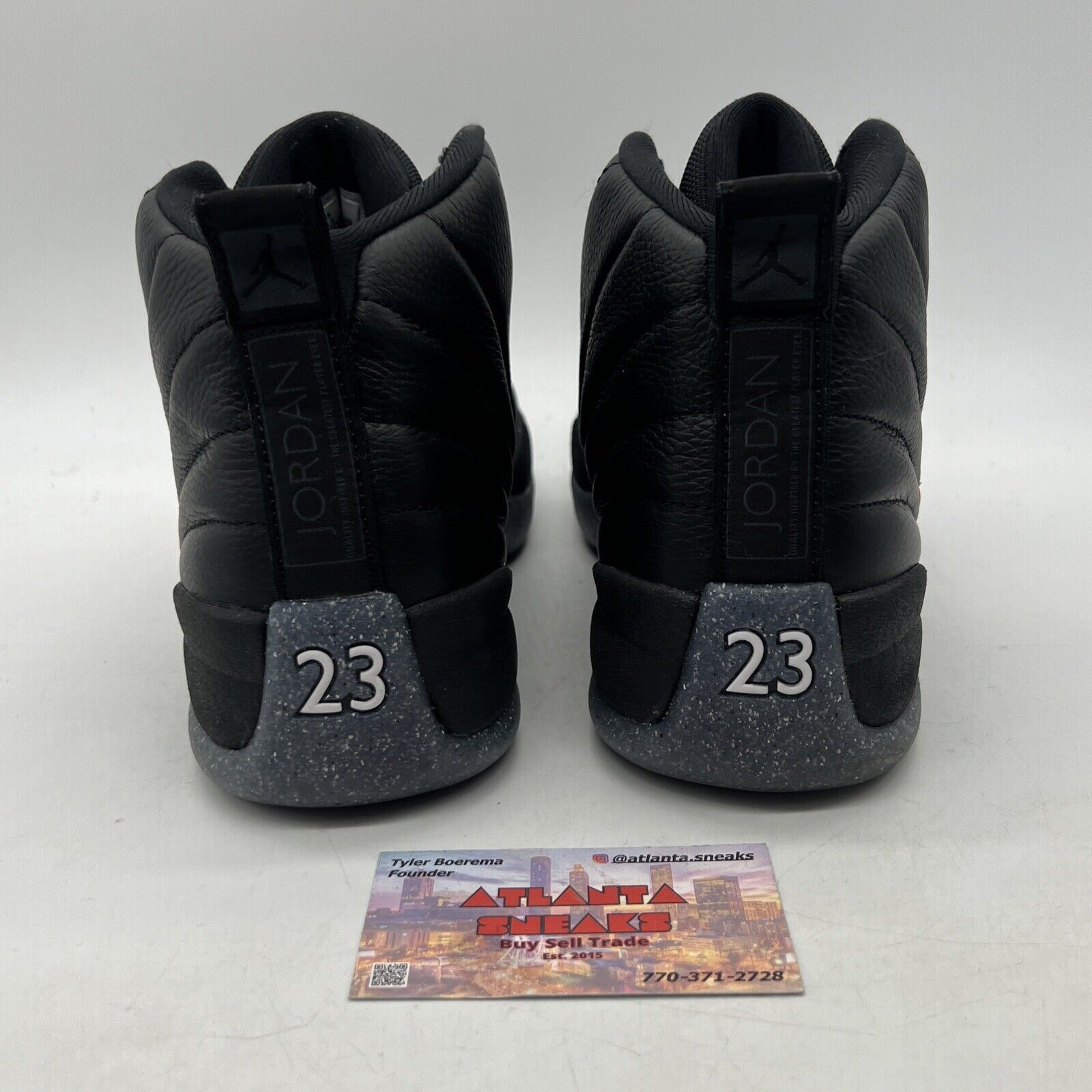 Size 9.5 - Air Jordan 12 Utility Grind Black Grey Suede Leather (DC1062-006)