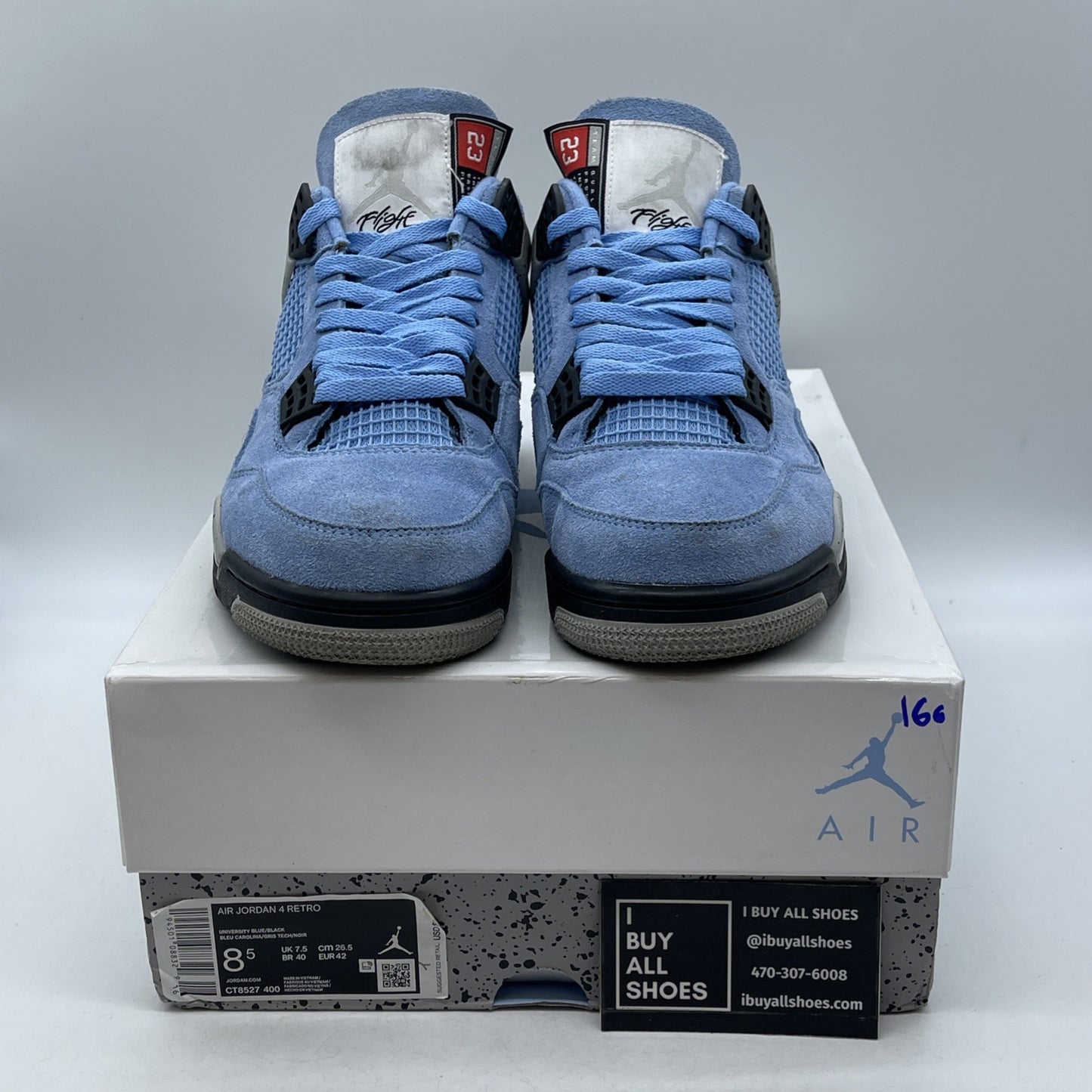 Size 8.5 - Air Jordan 4 Retro Mid University Blue (CT8527-400)