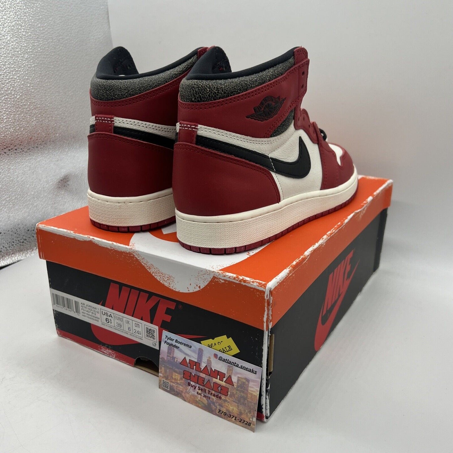 Size 6.5 - Jordan 1 Retro High OG Chicago Lost & Found 2022 Brand New Og All