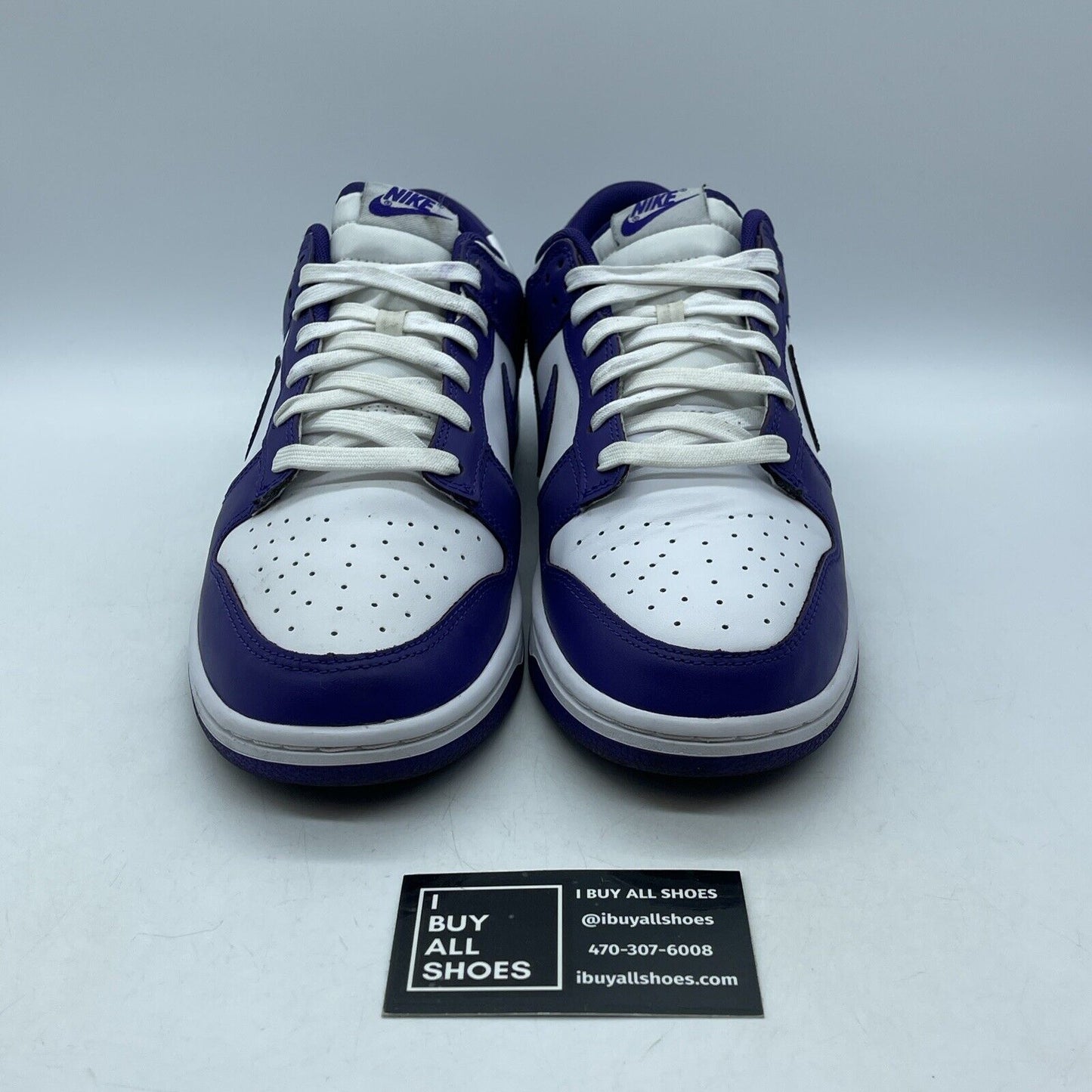 Size 10.5 - Nike Dunk Low Retro Court Purple 2.0 White Leather Suede DD1391-104