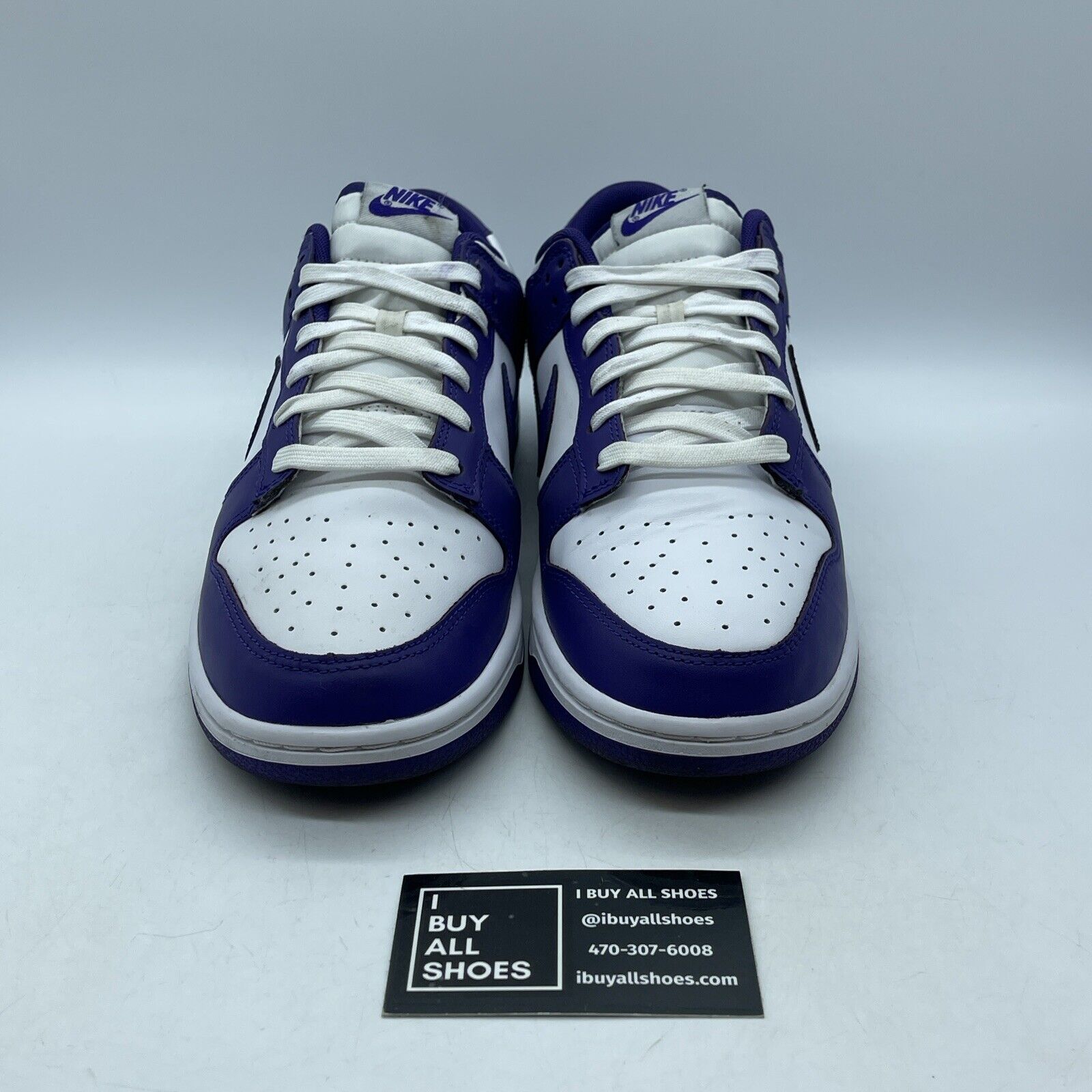 Size 10.5 - Nike Dunk Low Retro Court Purple 2.0 White Leather Suede DD1391-104