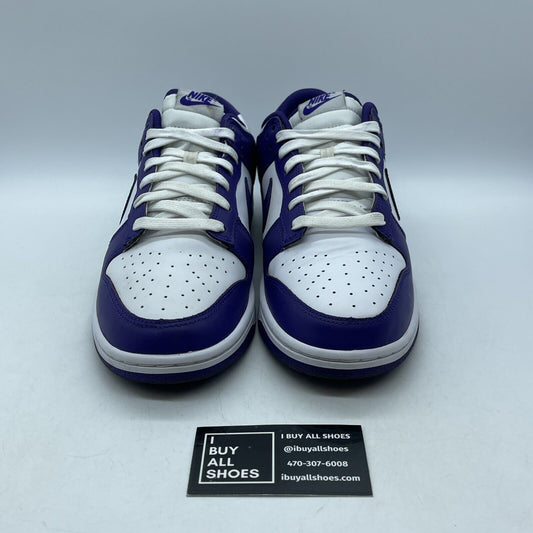 Size 10.5 - Nike Dunk Low Retro Court Purple 2.0 White Leather Suede DD1391-104