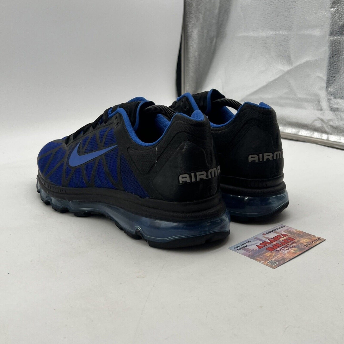 Size 11 - Nike Air Max+ (429889-042) 2011 Blue Black Silver Air Max