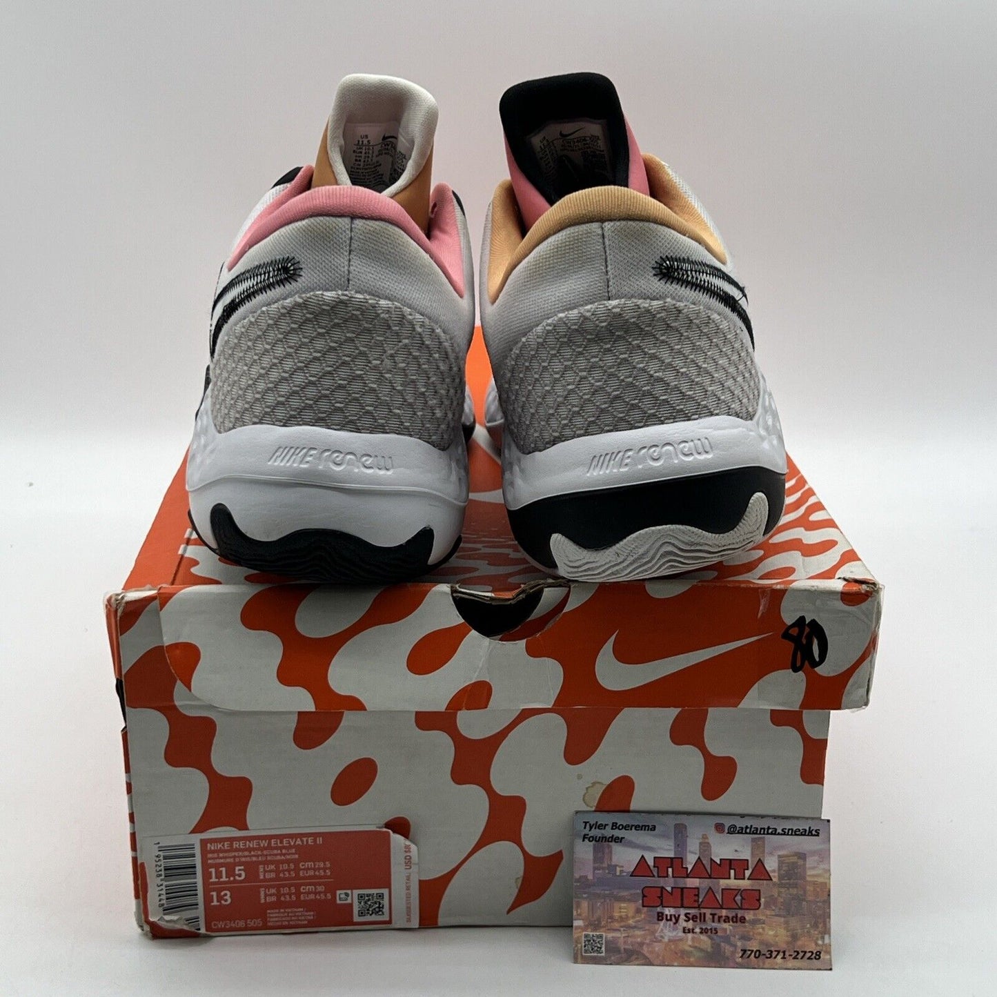Size 11.5 - Nike Space Jam x Renew Elevate 2 Hares Grey Black (CW3406-505)