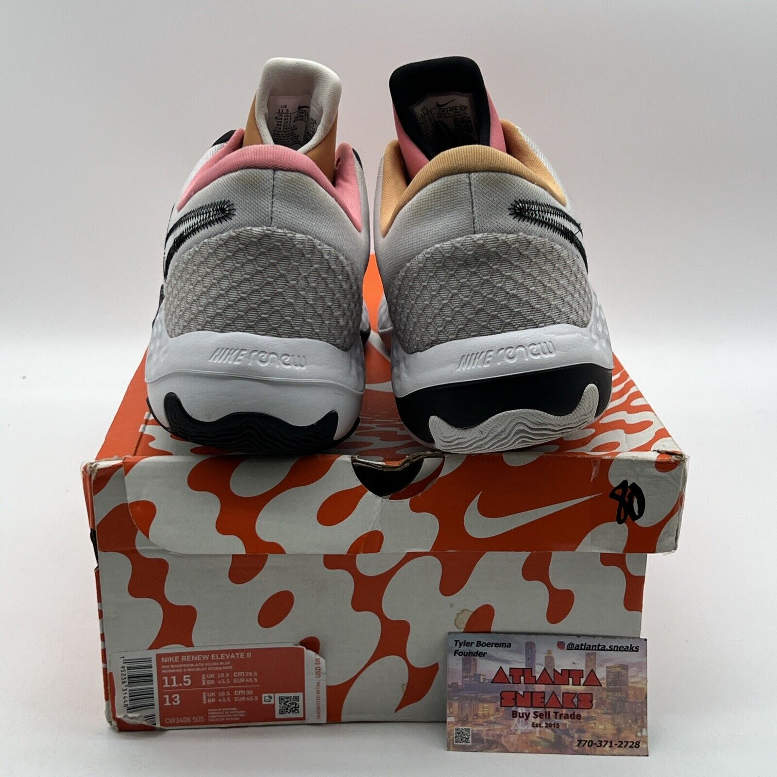 Size 11.5 - Nike Space Jam x Renew Elevate 2 Hares Grey Black (CW3406-505)