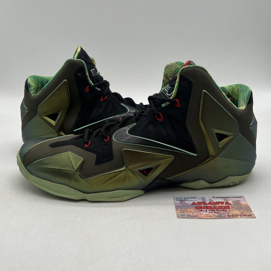 Size 14 - Nike LeBron 11 King's Pride Black Red (616175-700)