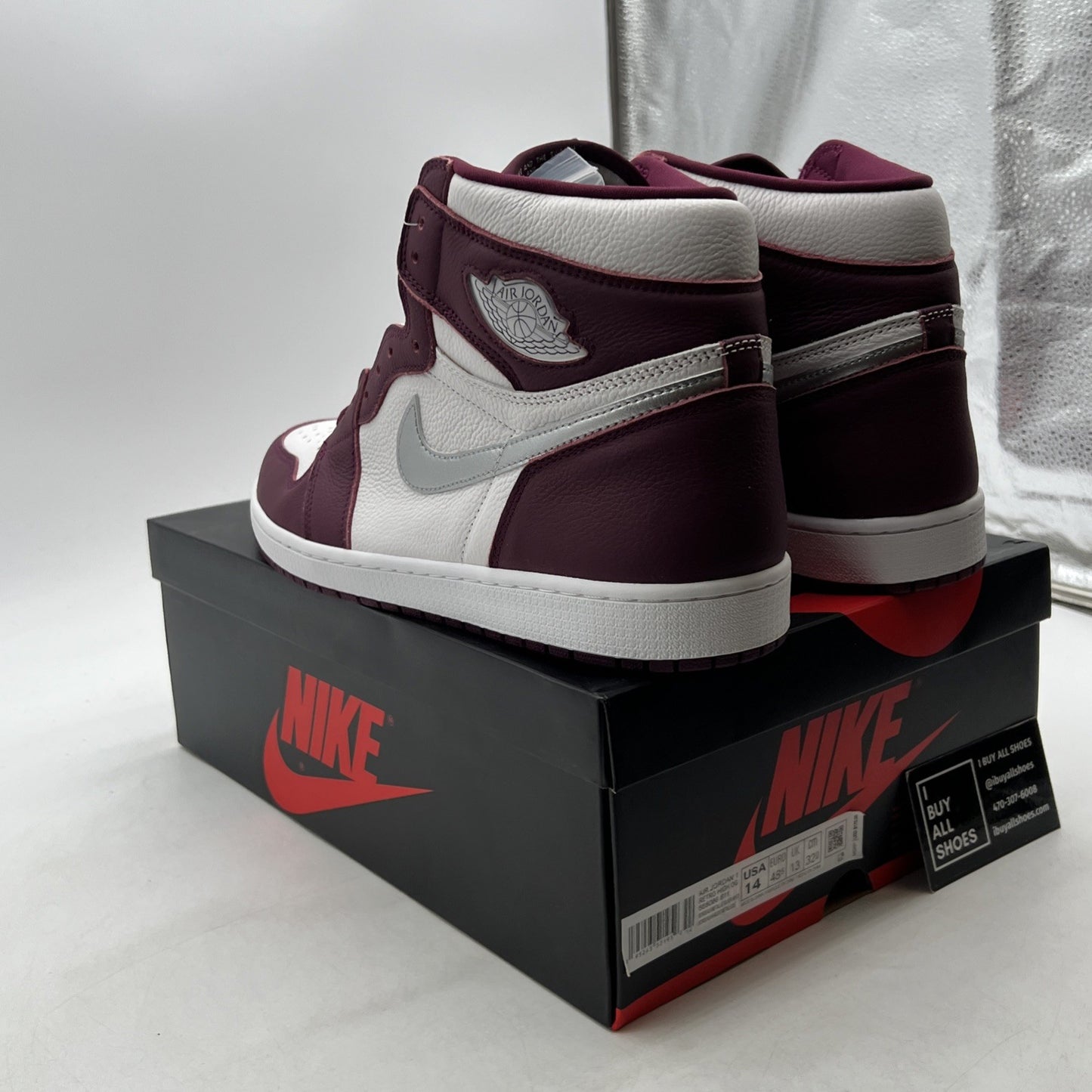 Size 14 - Air Jordan 1 Retro High OG Bordeaux (555088-611)