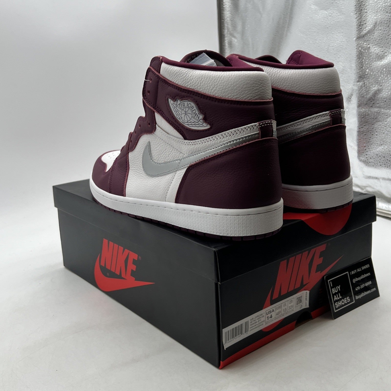 Size 14 - Air Jordan 1 Retro High OG Bordeaux (555088-611)