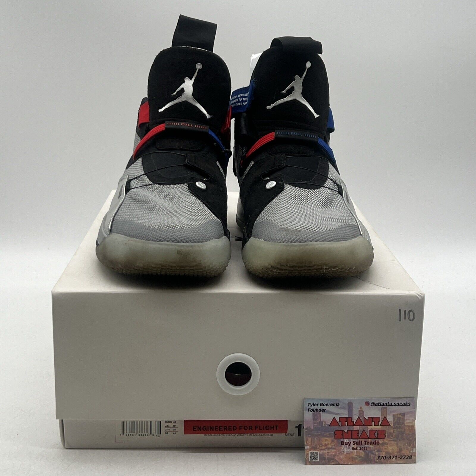Size 11 - Air Jordan 33 All Star Silver Black Suede (AQ8830-005)