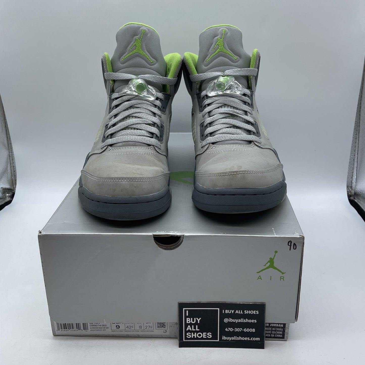 Size 9 - Air Jordan 5 Retro Green Bean (DM9014-003(